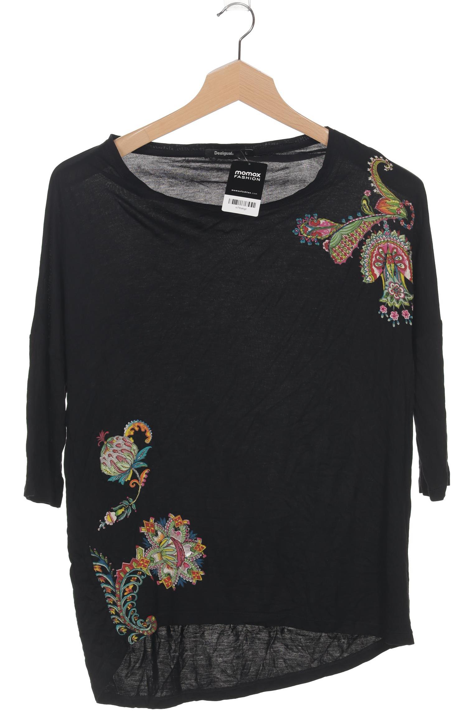 

Desigual Damen Langarmshirt, schwarz, Gr. 42