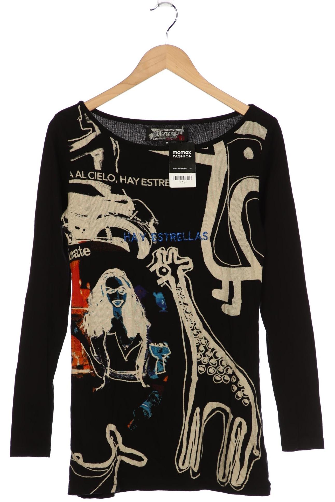 

Desigual Damen Langarmshirt, schwarz, Gr. 38