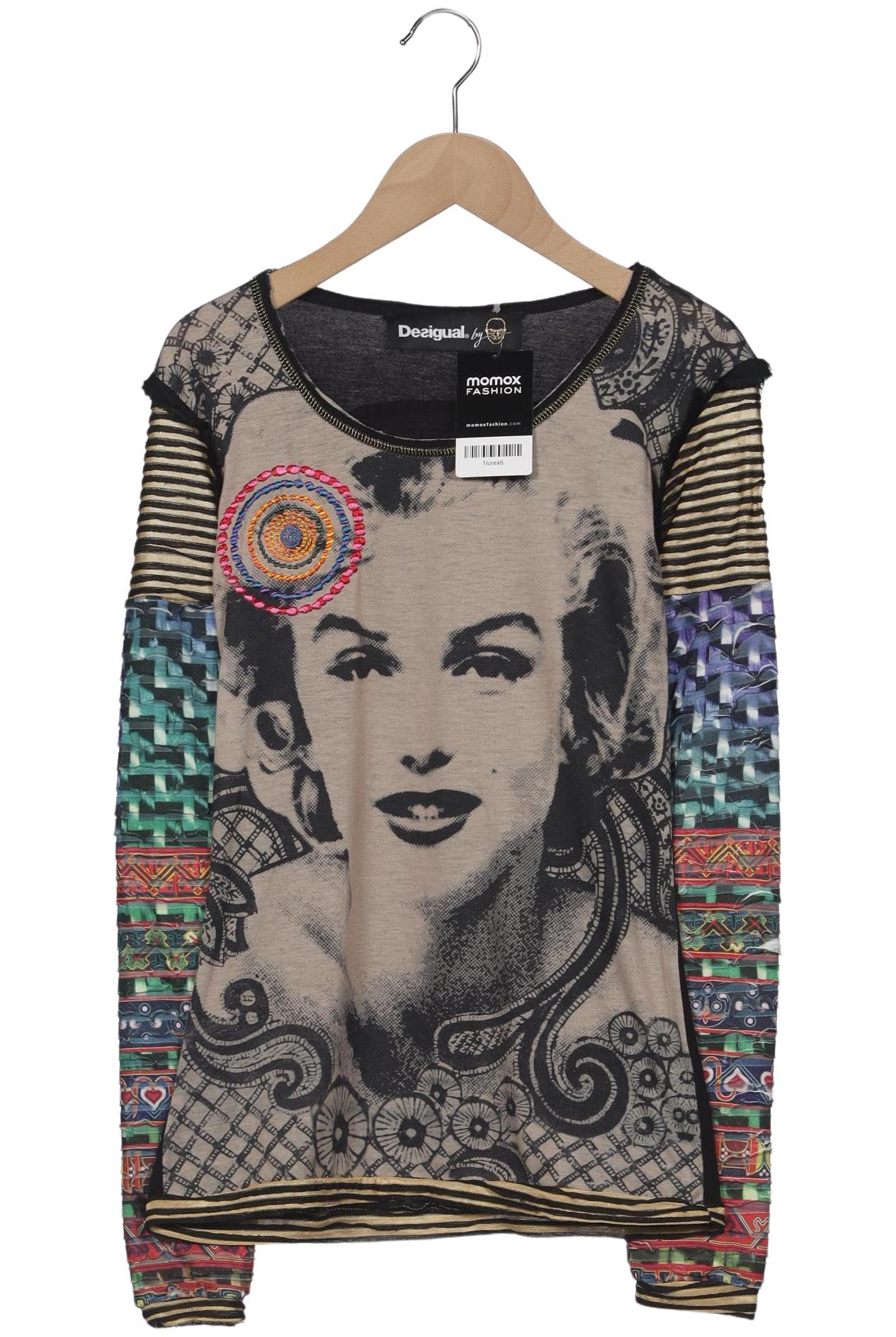 

Desigual Damen Langarmshirt, mehrfarbig, Gr. 36