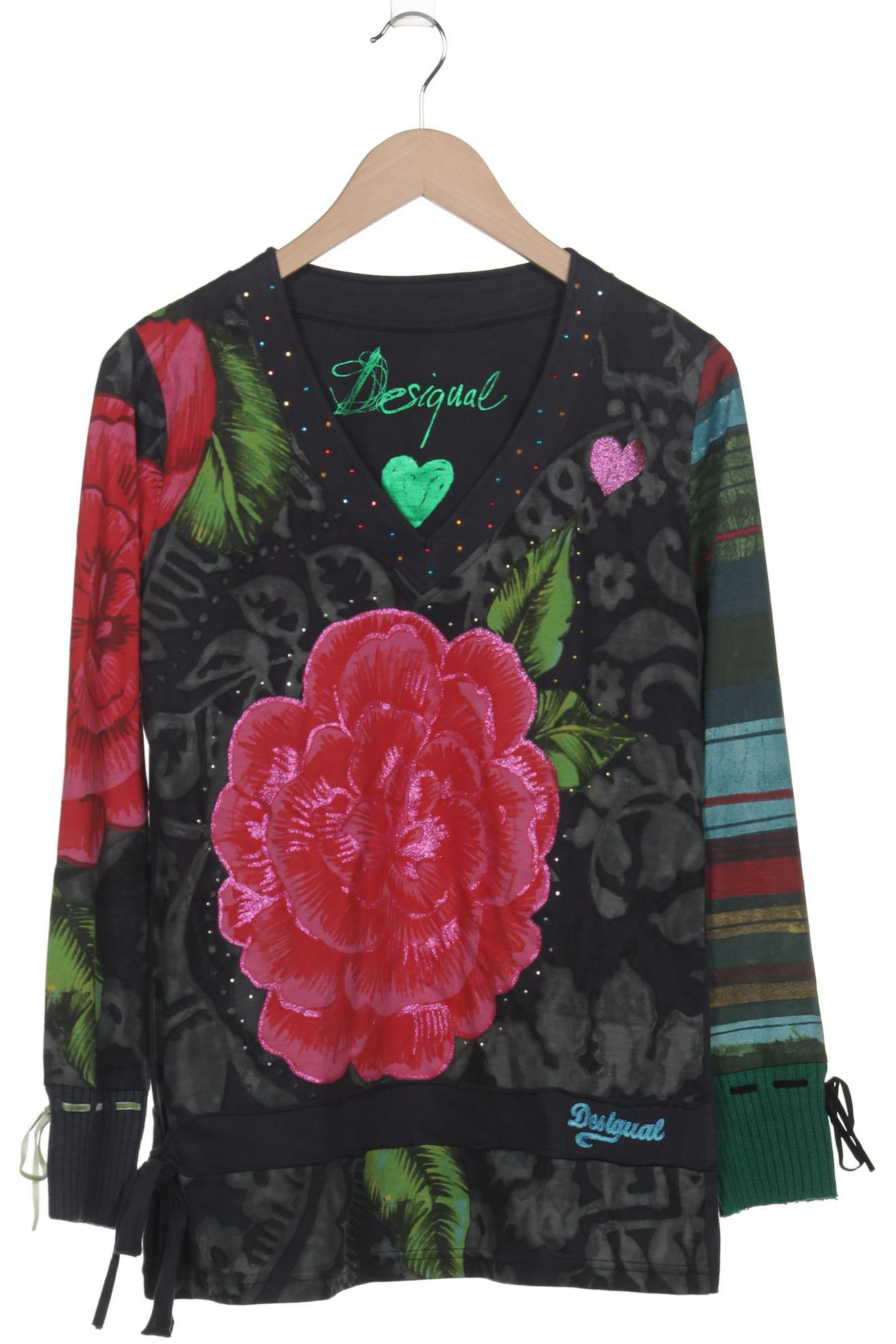 

Desigual Damen Langarmshirt, mehrfarbig, Gr. 42