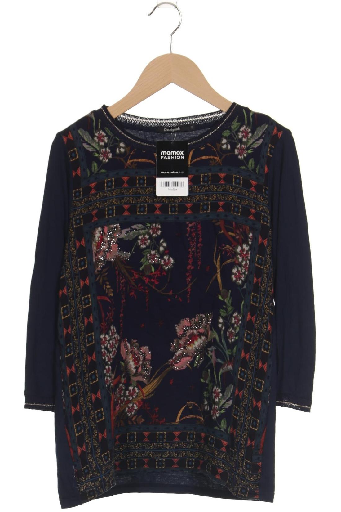 

Desigual Damen Langarmshirt, marineblau, Gr. 36