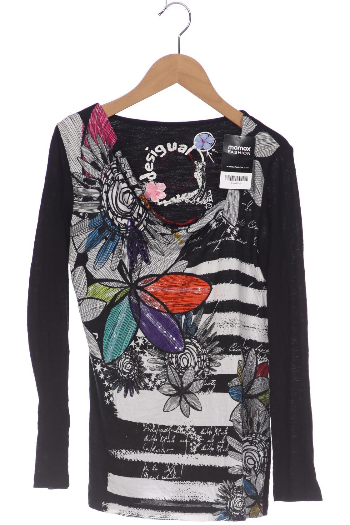 

Desigual Damen Langarmshirt, schwarz, Gr. 36