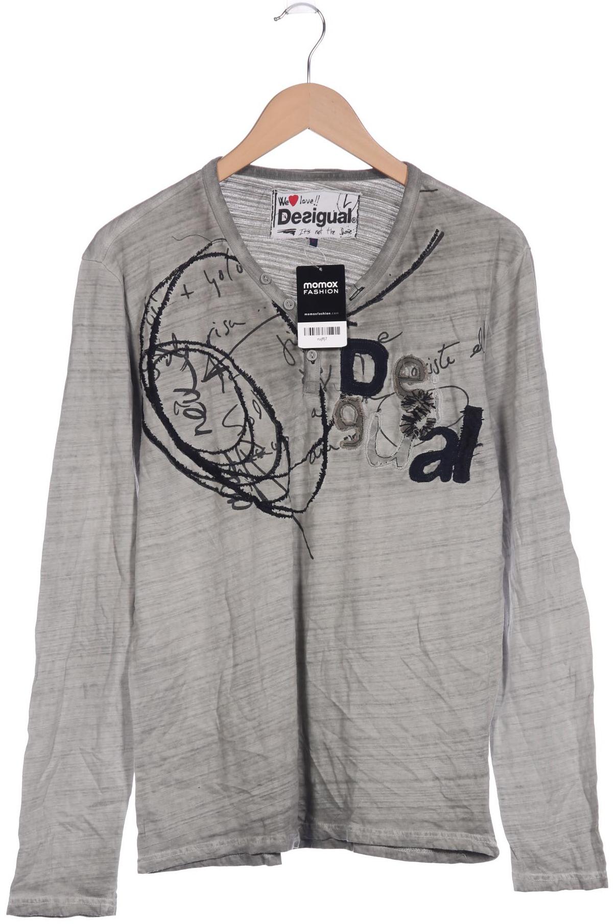 

Desigual Damen Langarmshirt, grau, Gr. 42