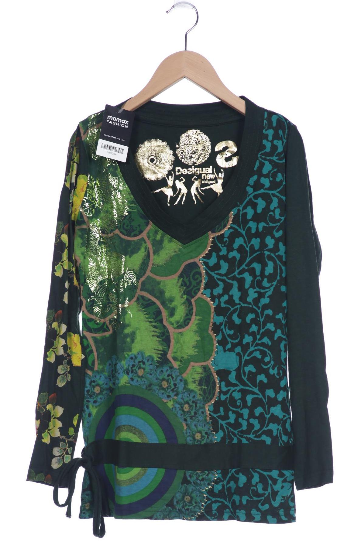 

Desigual Damen Langarmshirt, grün, Gr. 36