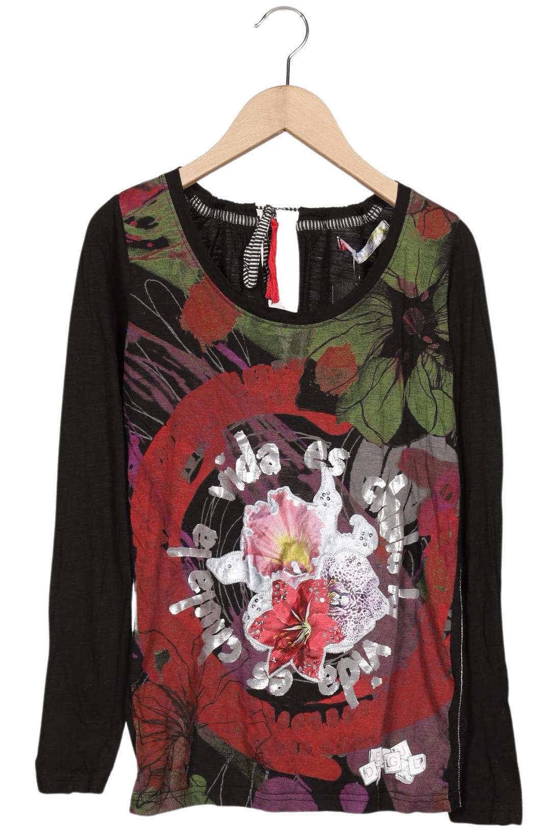 

Desigual Damen Langarmshirt, mehrfarbig, Gr. 36