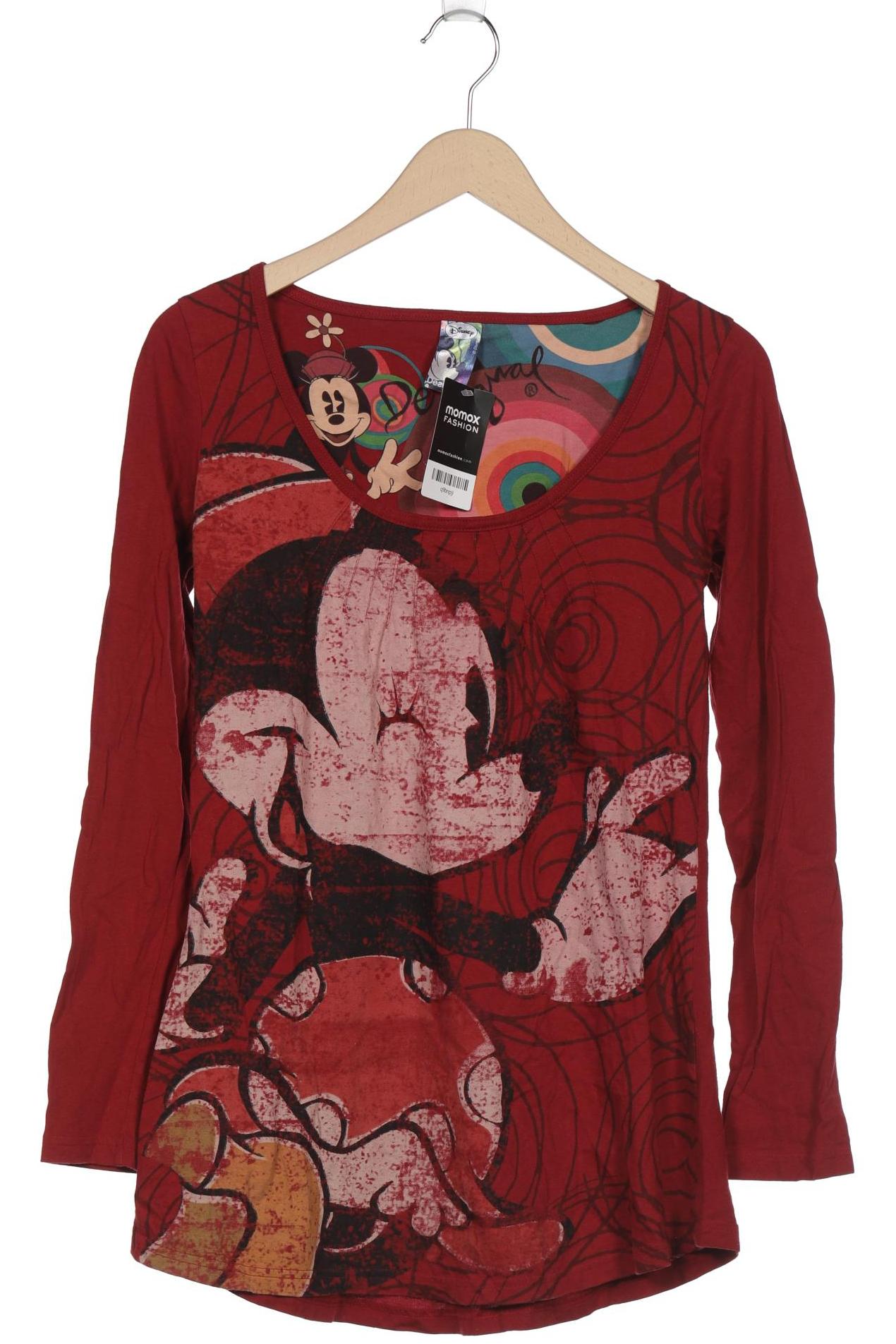 

Desigual Damen Langarmshirt, rot, Gr. 42