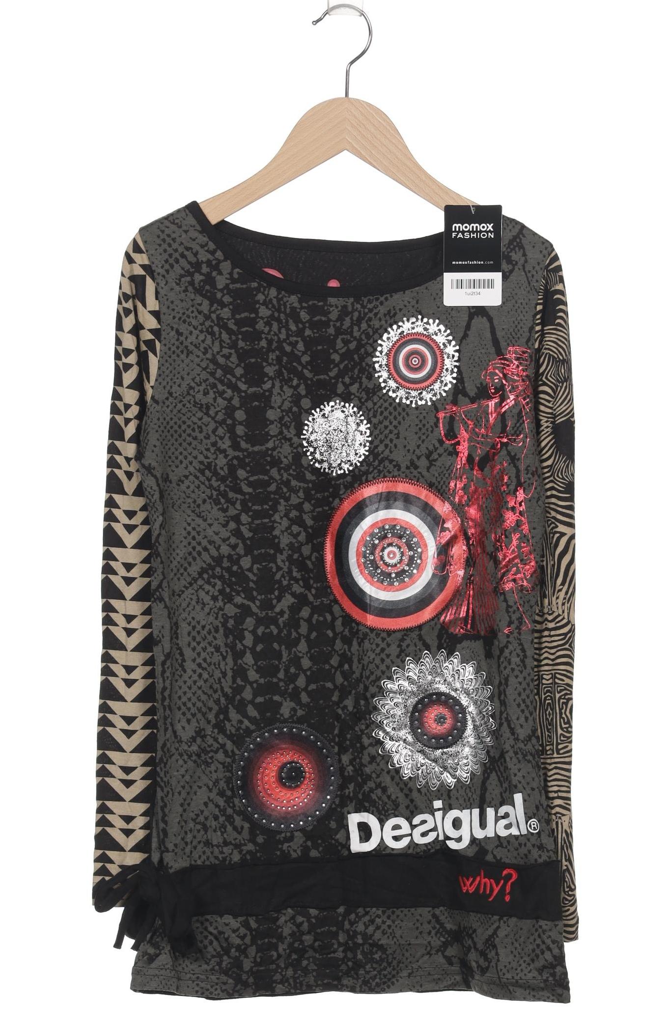 

Desigual Damen Langarmshirt, schwarz, Gr. 36