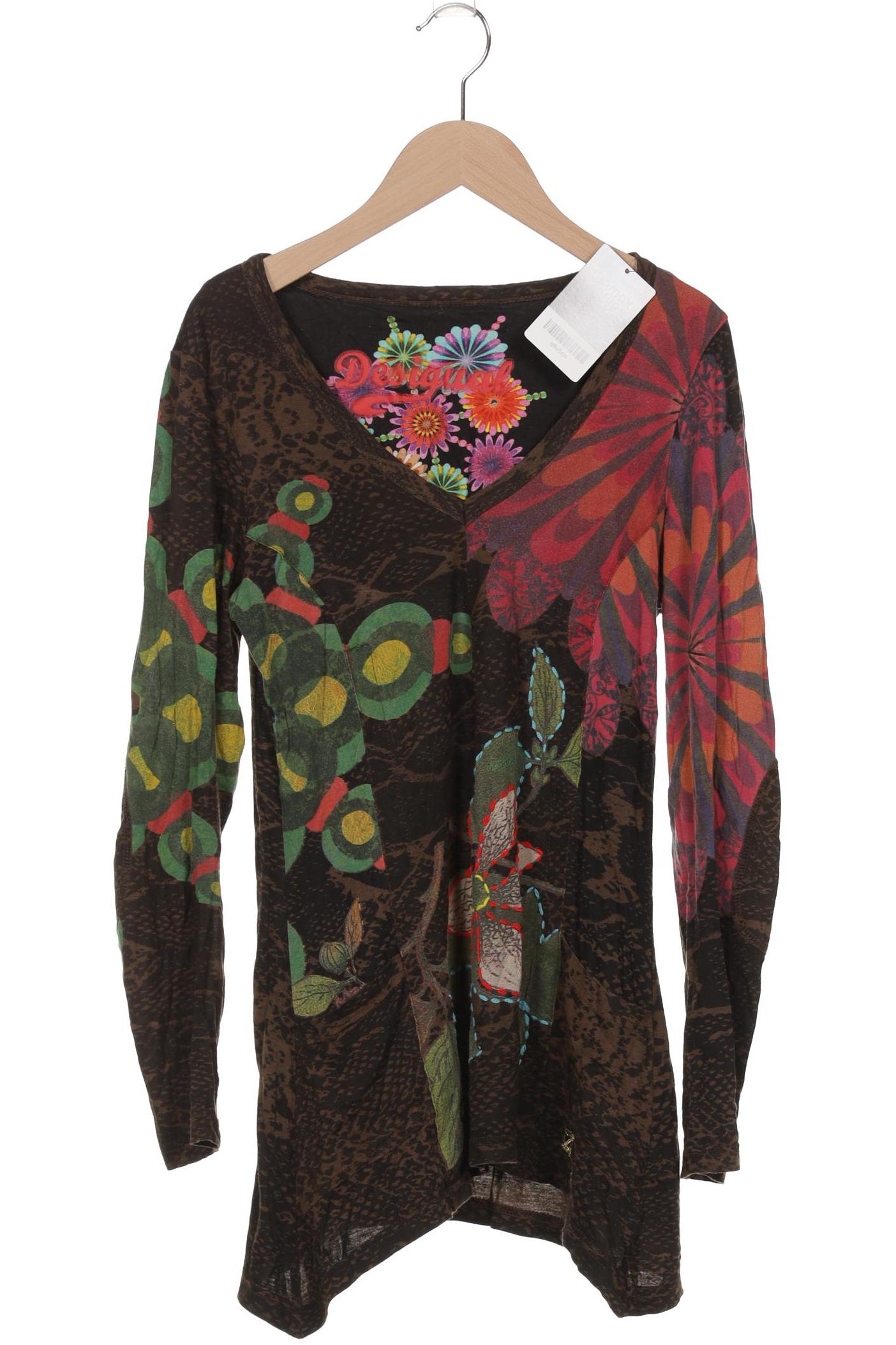 

Desigual Damen Langarmshirt, braun, Gr. 42
