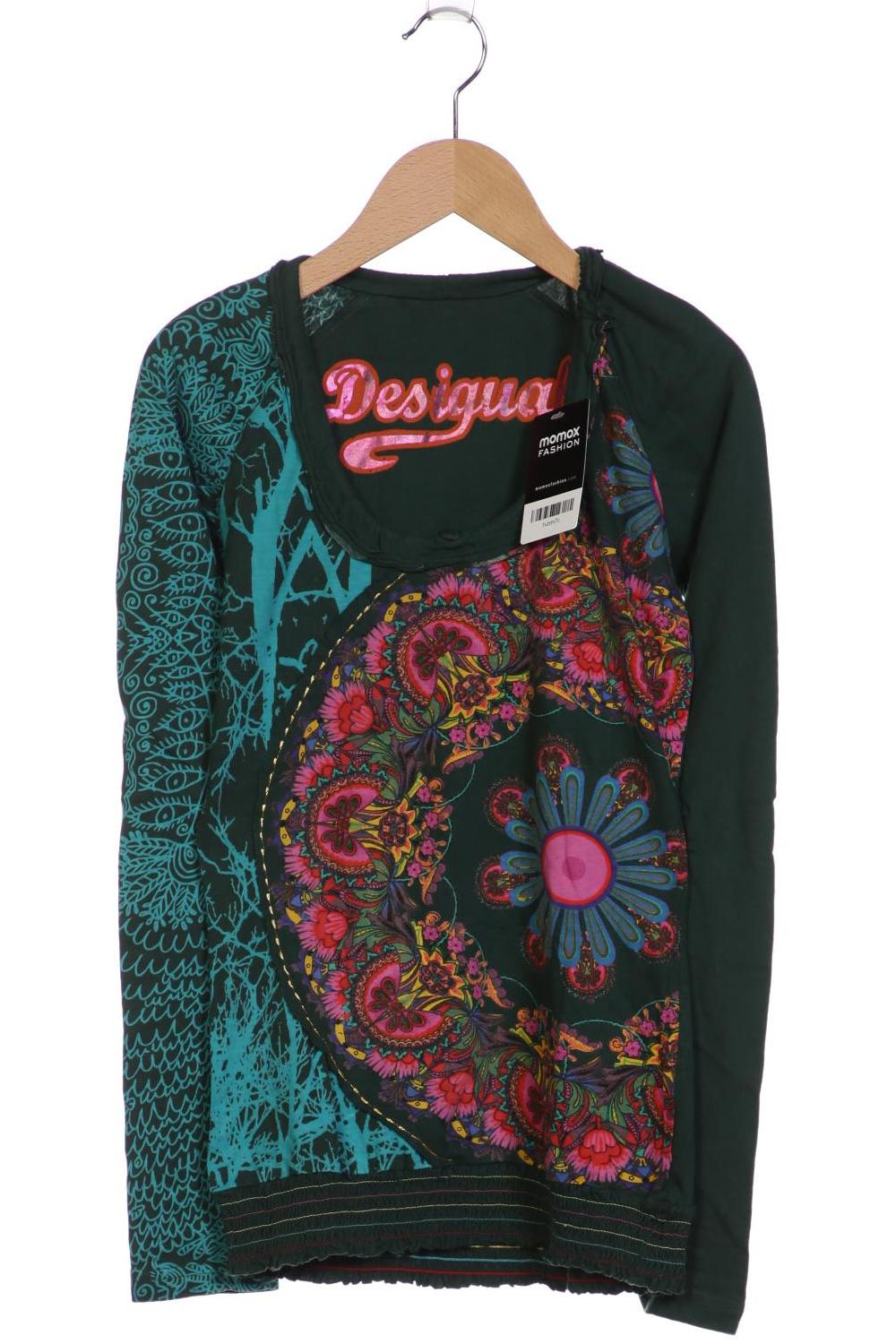 

Desigual Damen Langarmshirt, grün, Gr. 34