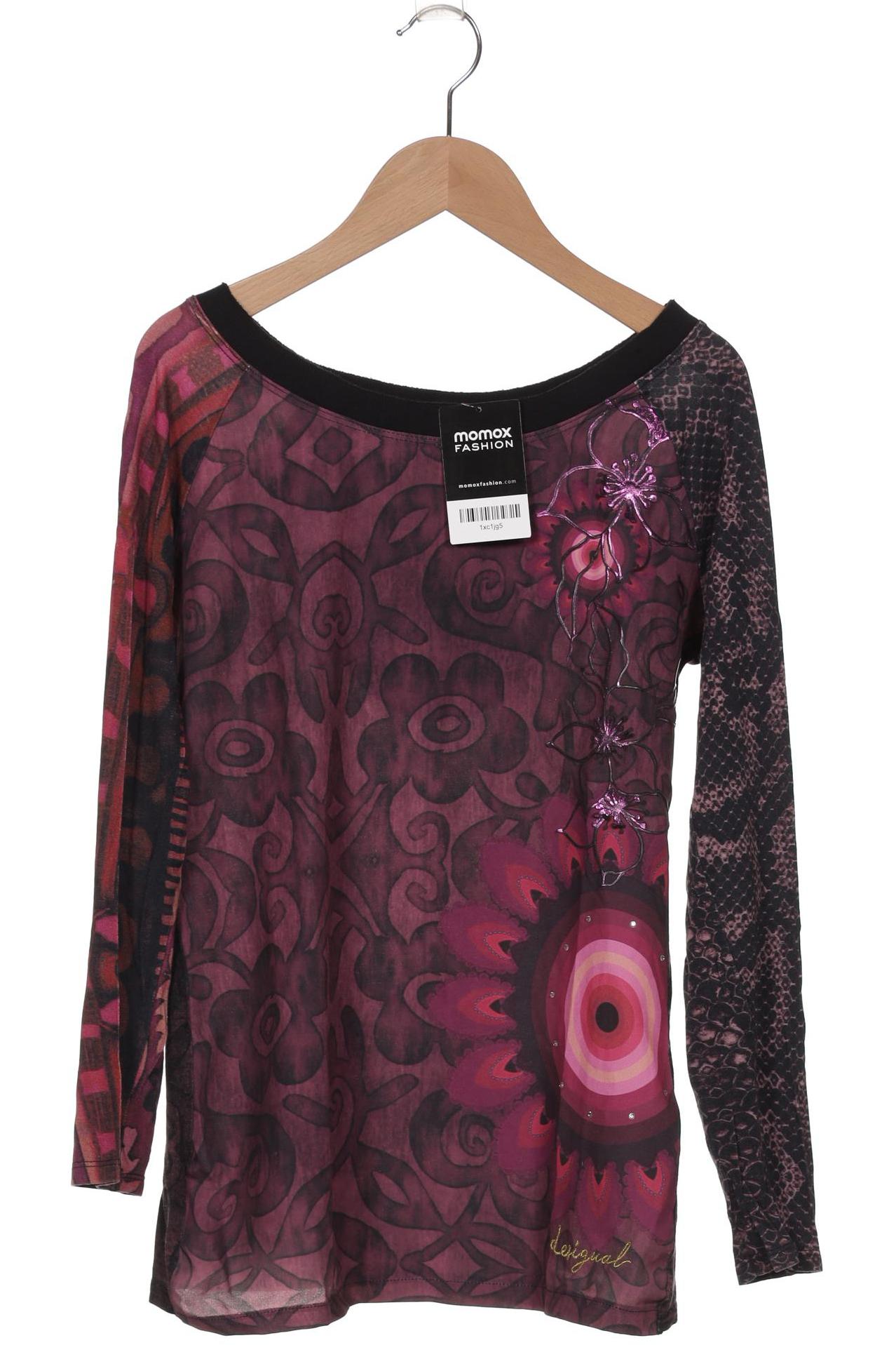 

Desigual Damen Langarmshirt, bordeaux, Gr. 38