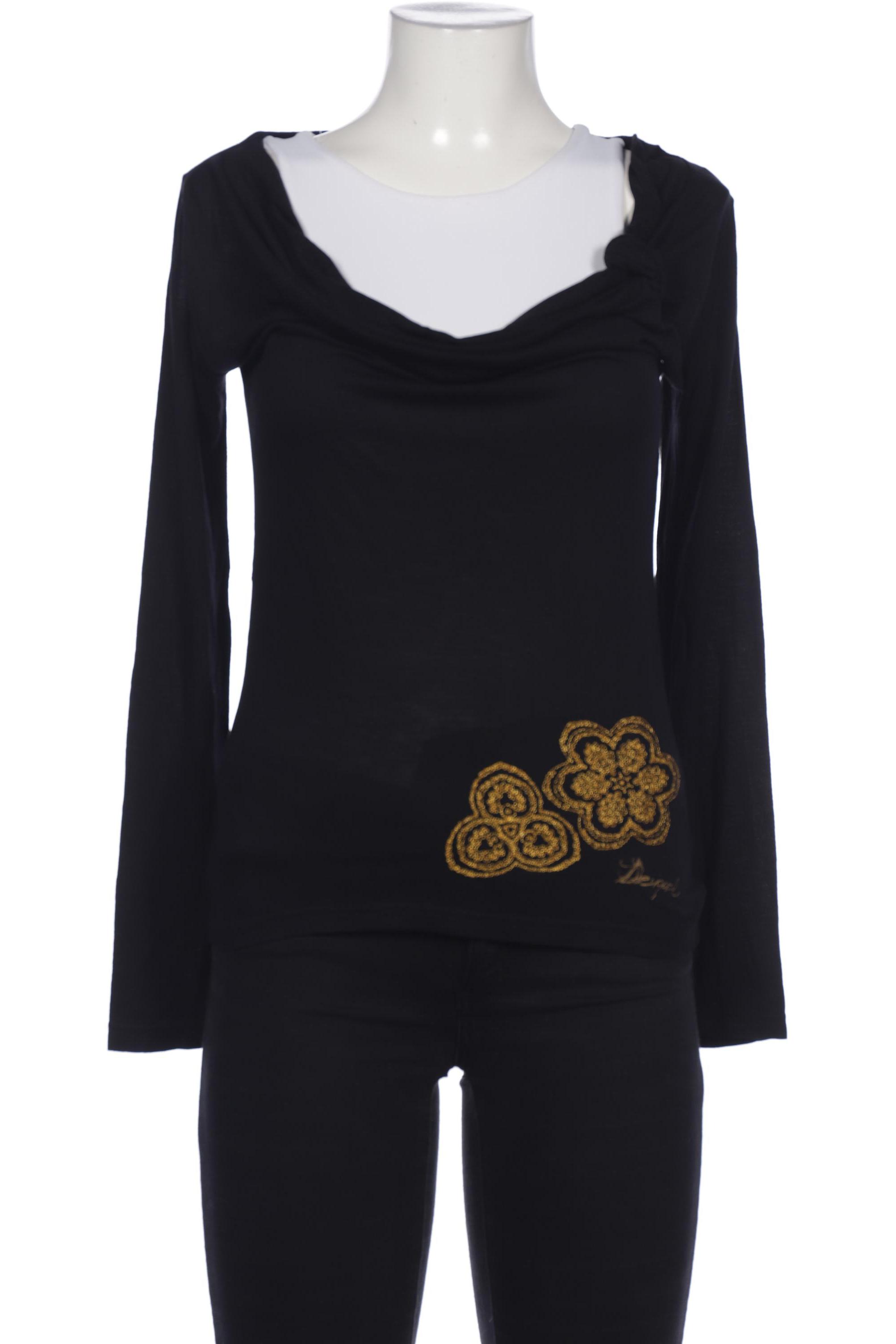 

Desigual Damen Langarmshirt, schwarz, Gr. 36
