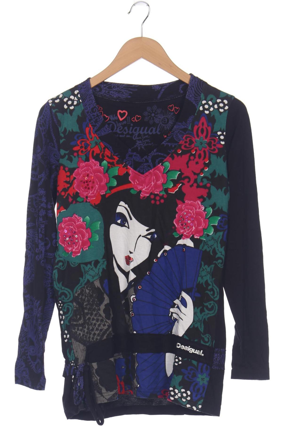 

Desigual Damen Langarmshirt, schwarz, Gr. 44