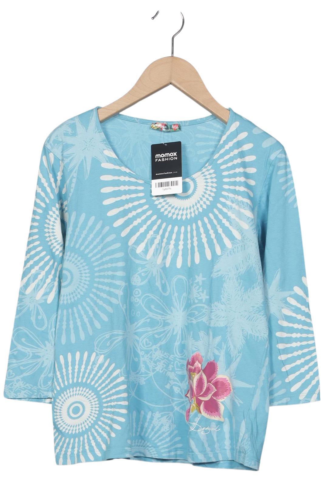 

Desigual Damen Langarmshirt, hellblau, Gr. 42
