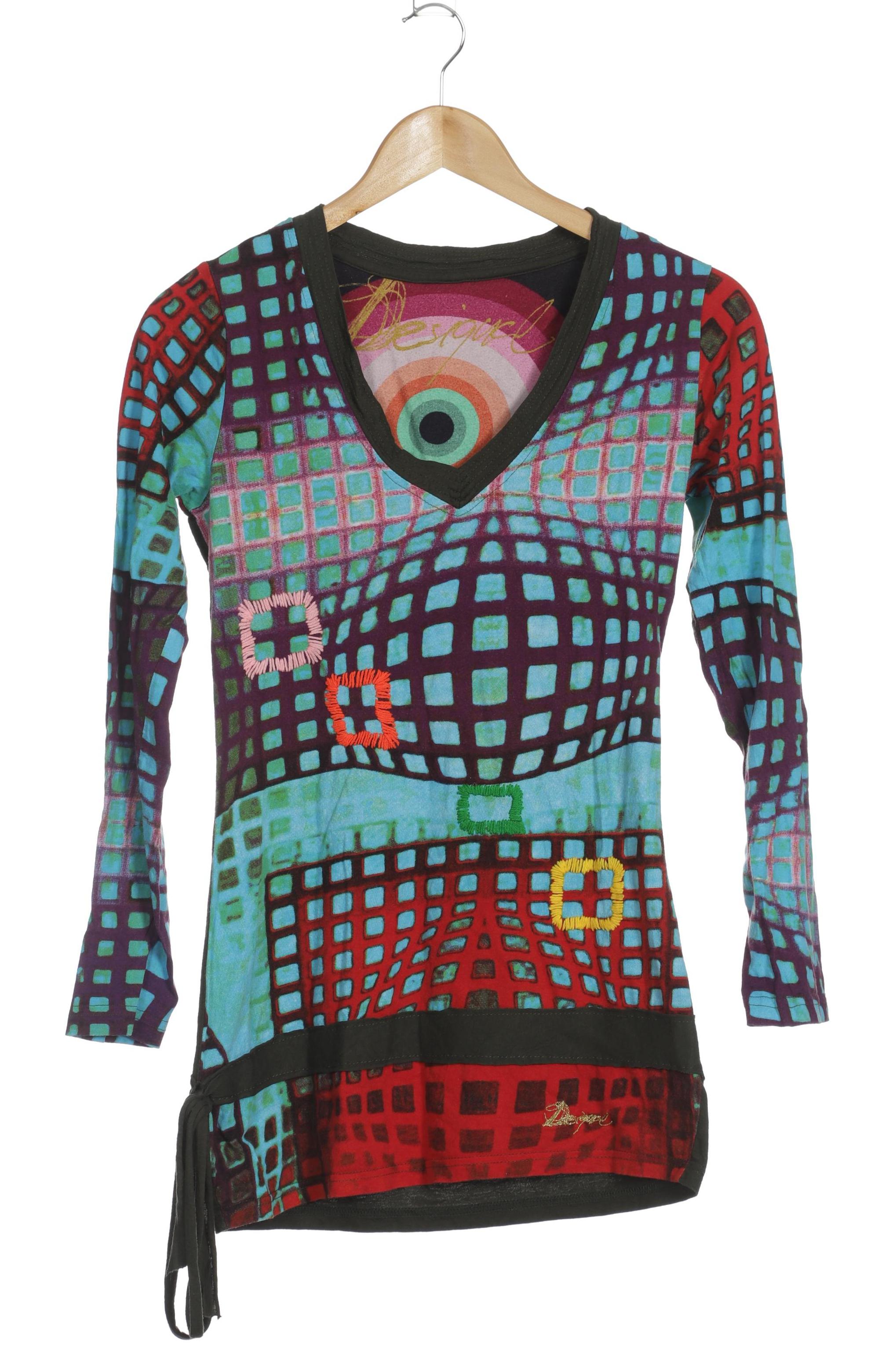 

Desigual Damen Langarmshirt, grün, Gr. 38