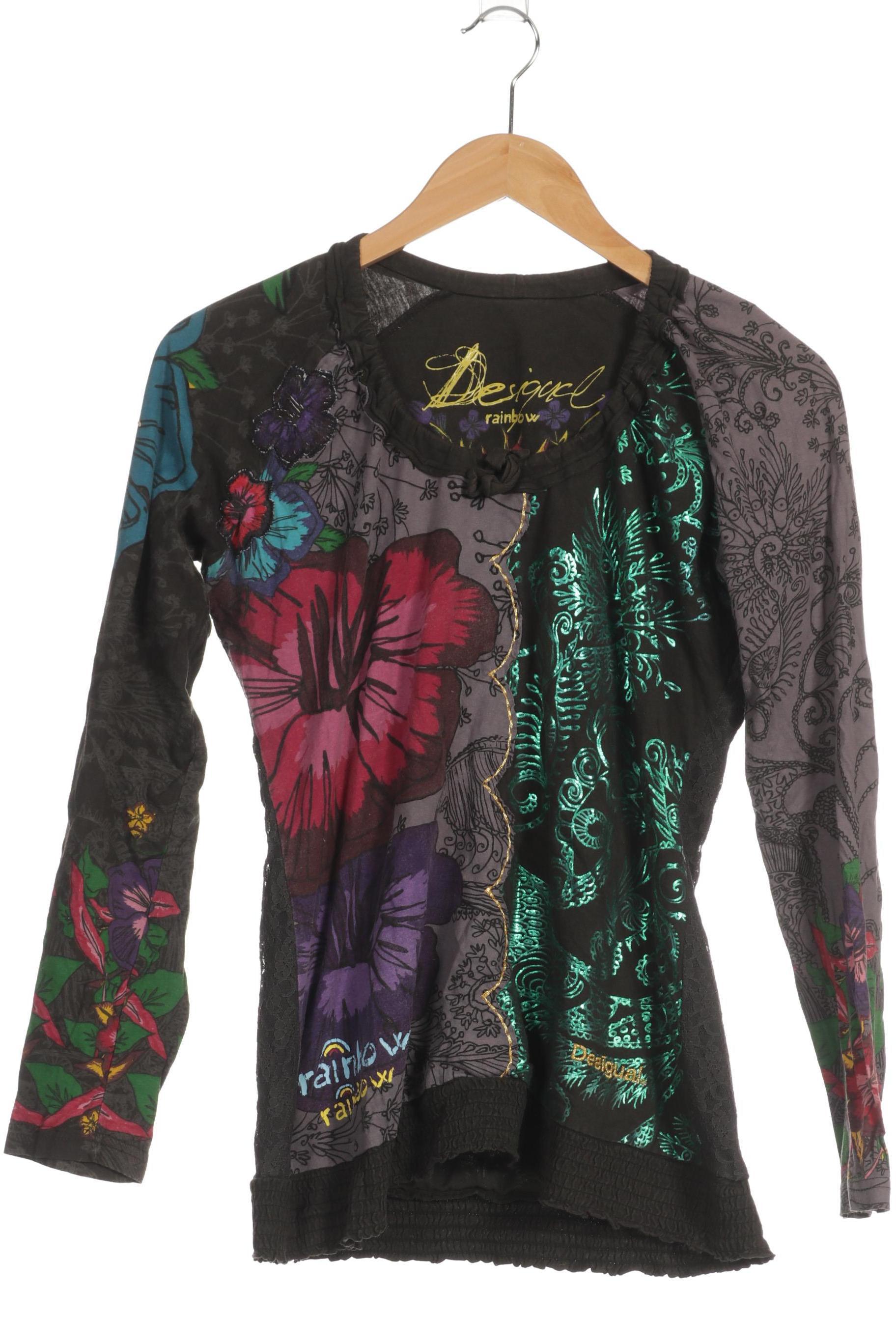 

Desigual Damen Langarmshirt, grau, Gr.