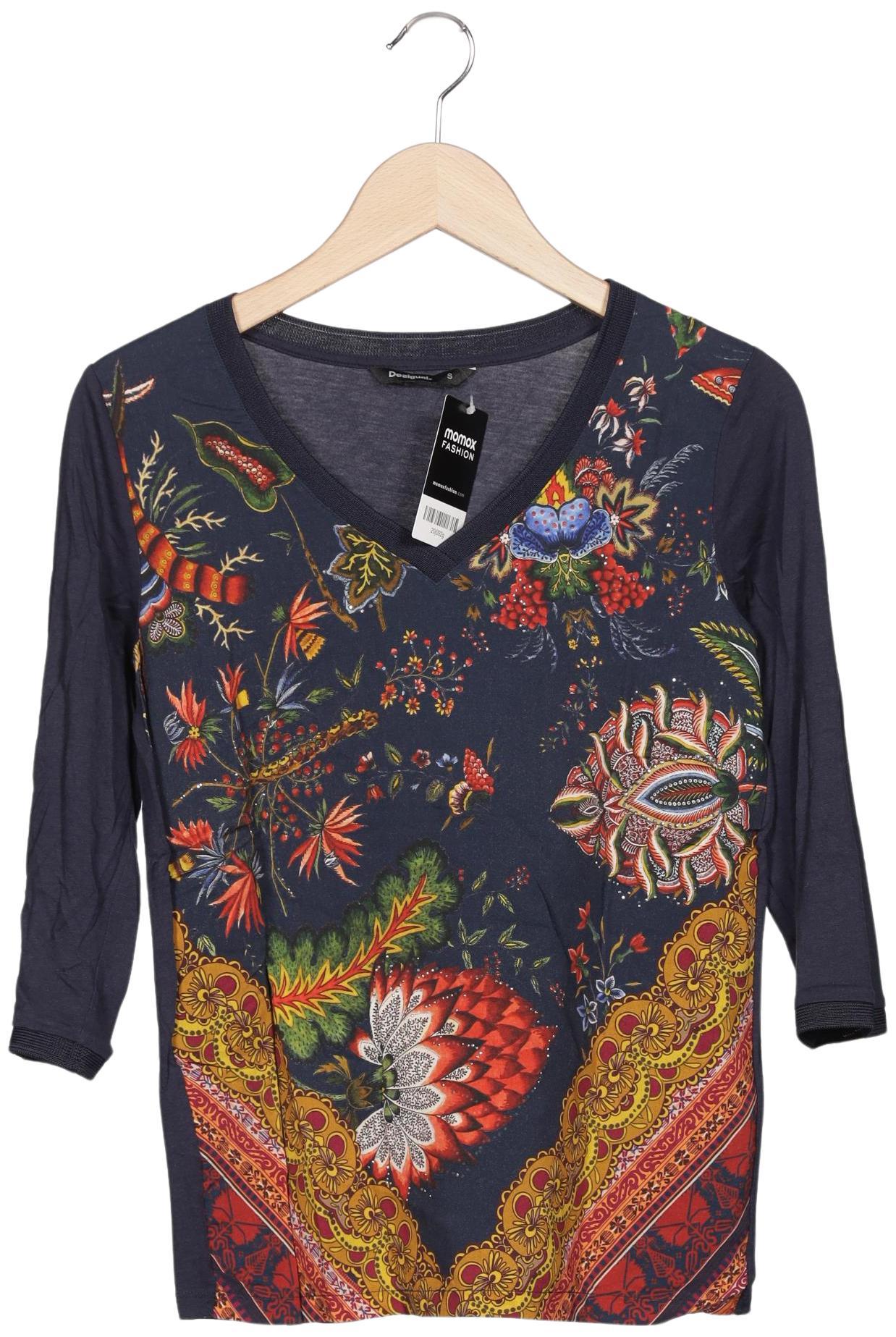 

Desigual Damen Langarmshirt, marineblau, Gr. 36