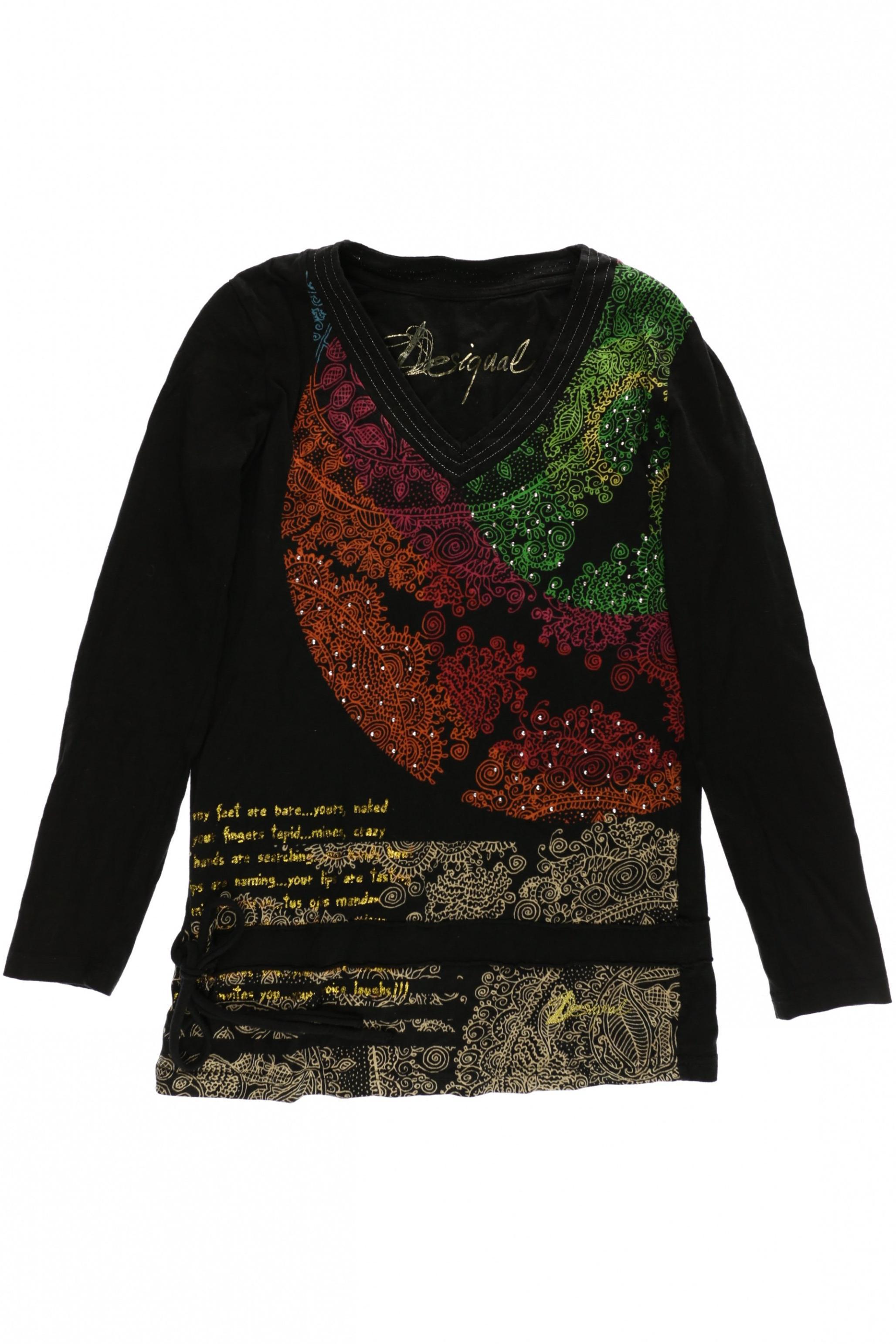 

Desigual Damen Langarmshirt, schwarz, Gr.