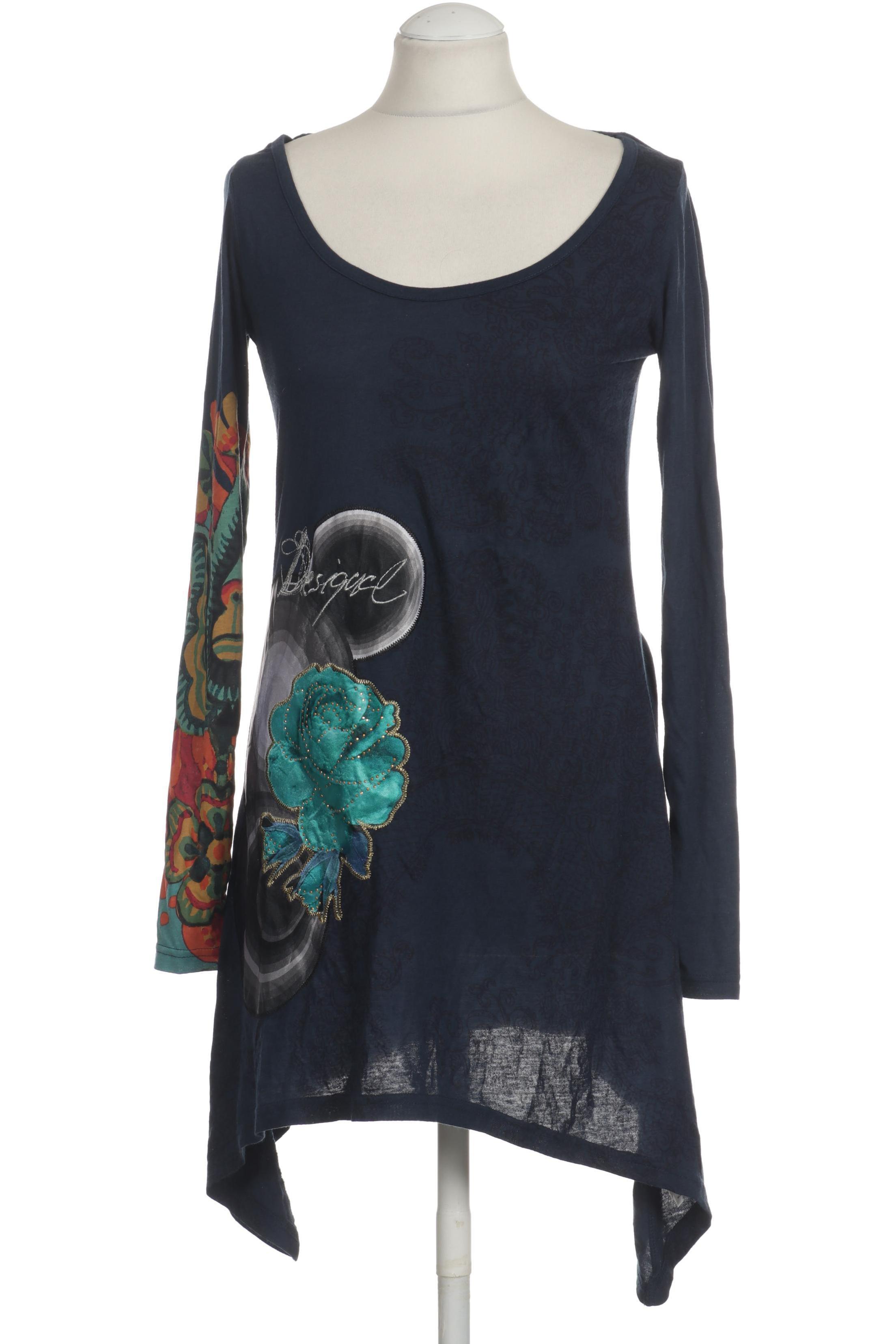 

Desigual Damen Langarmshirt, blau, Gr.