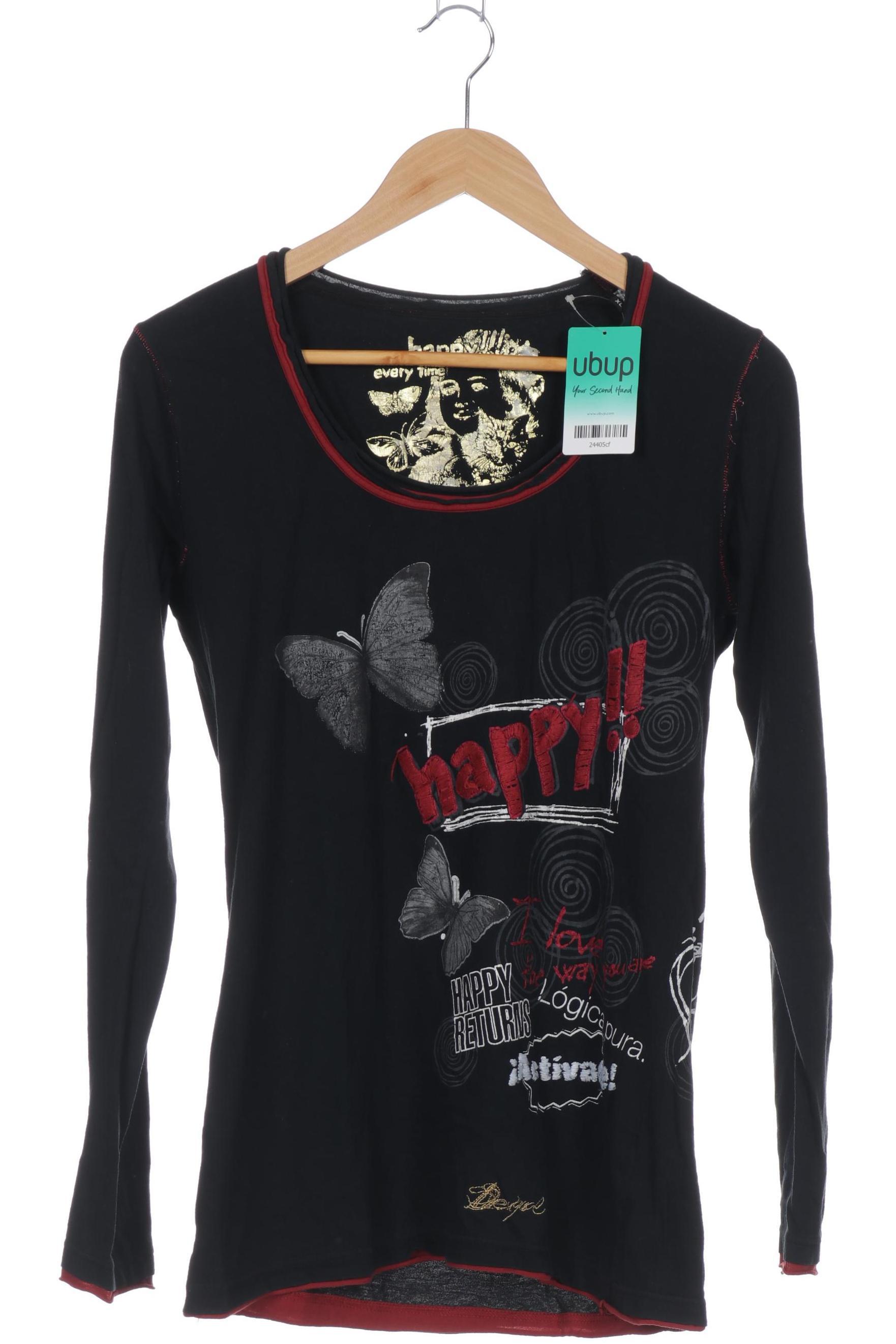 

Desigual Damen Langarmshirt, schwarz, Gr.