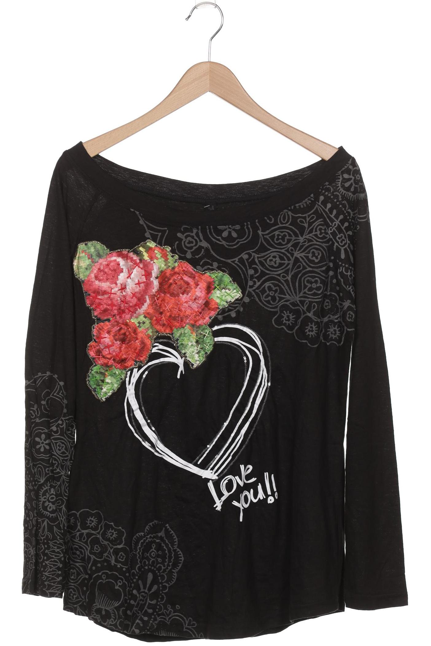 

Desigual Damen Langarmshirt, schwarz, Gr. 46