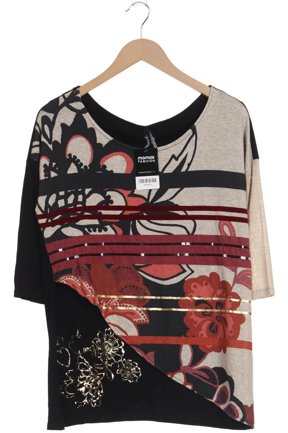 

Desigual Damen Langarmshirt, schwarz, Gr. 38