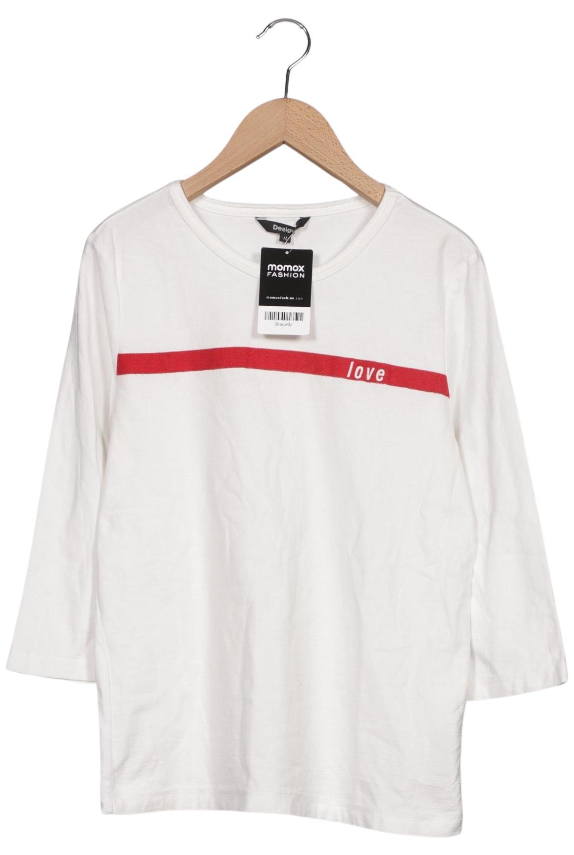 

Desigual Damen Langarmshirt, weiß, Gr. 38