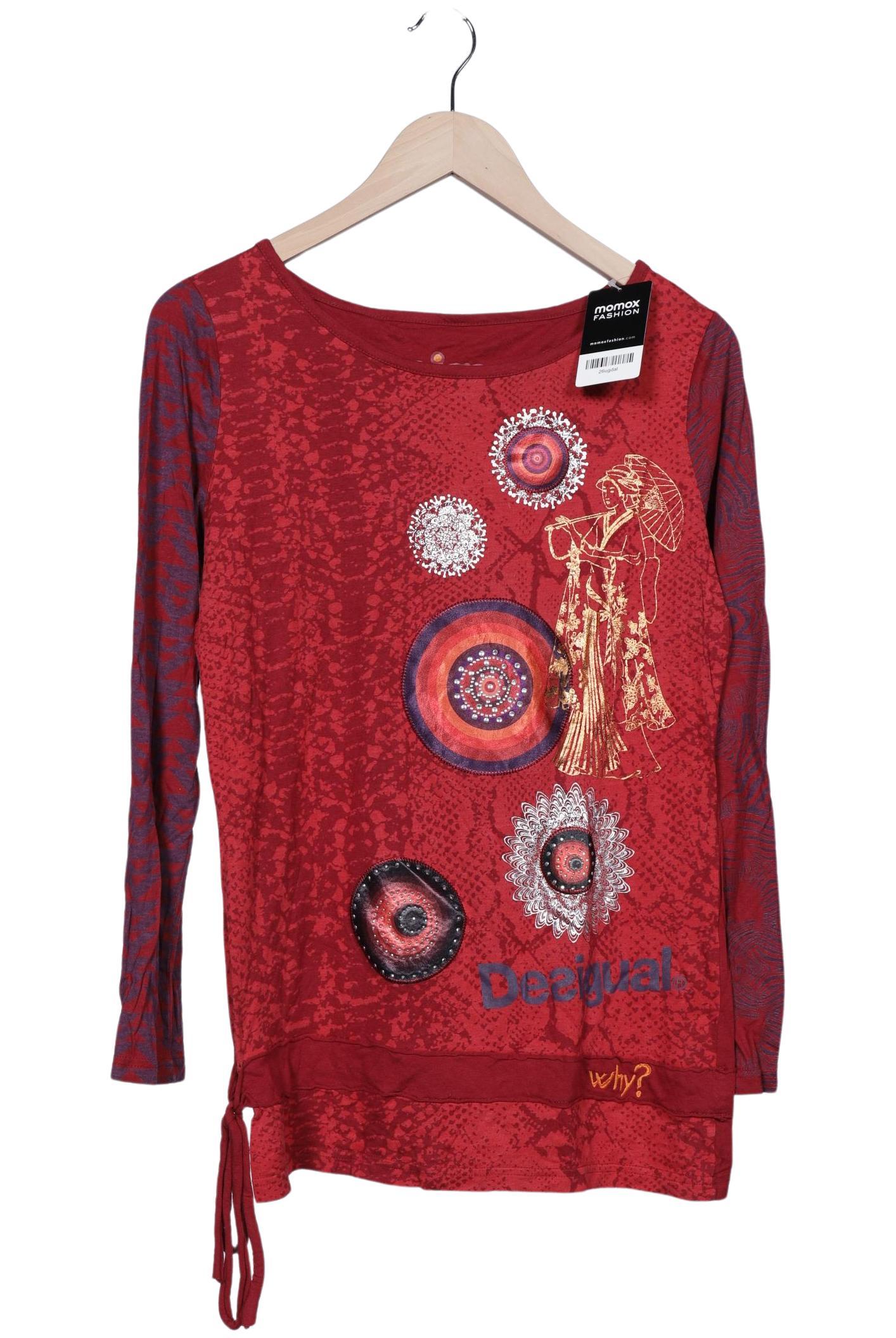 

Desigual Damen Langarmshirt, rot, Gr. 44