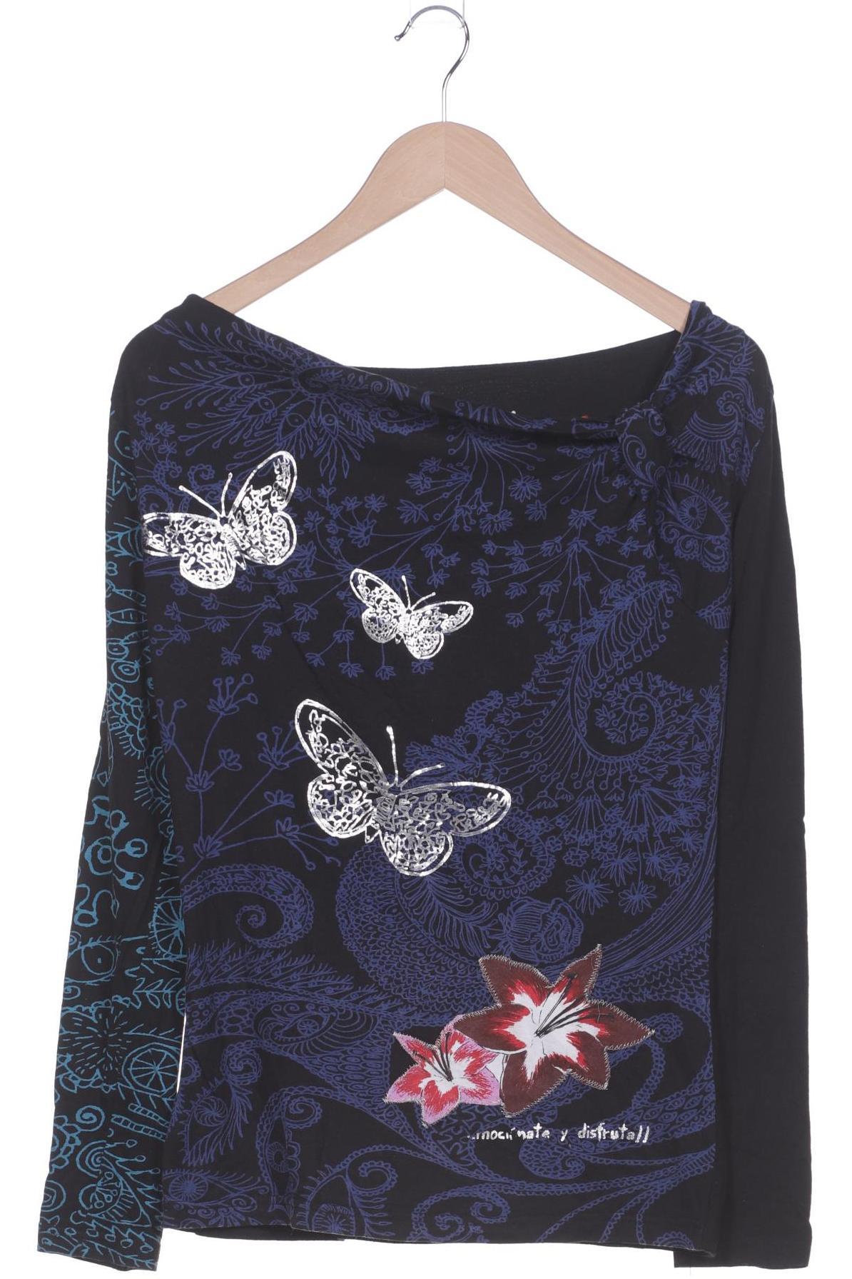

Desigual Damen Langarmshirt, schwarz, Gr. 36