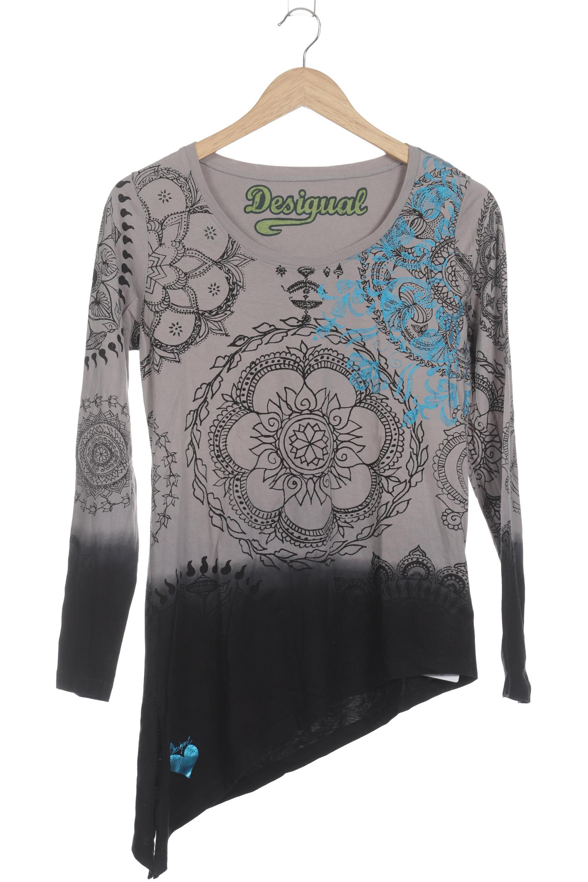

Desigual Damen Langarmshirt, grau, Gr.