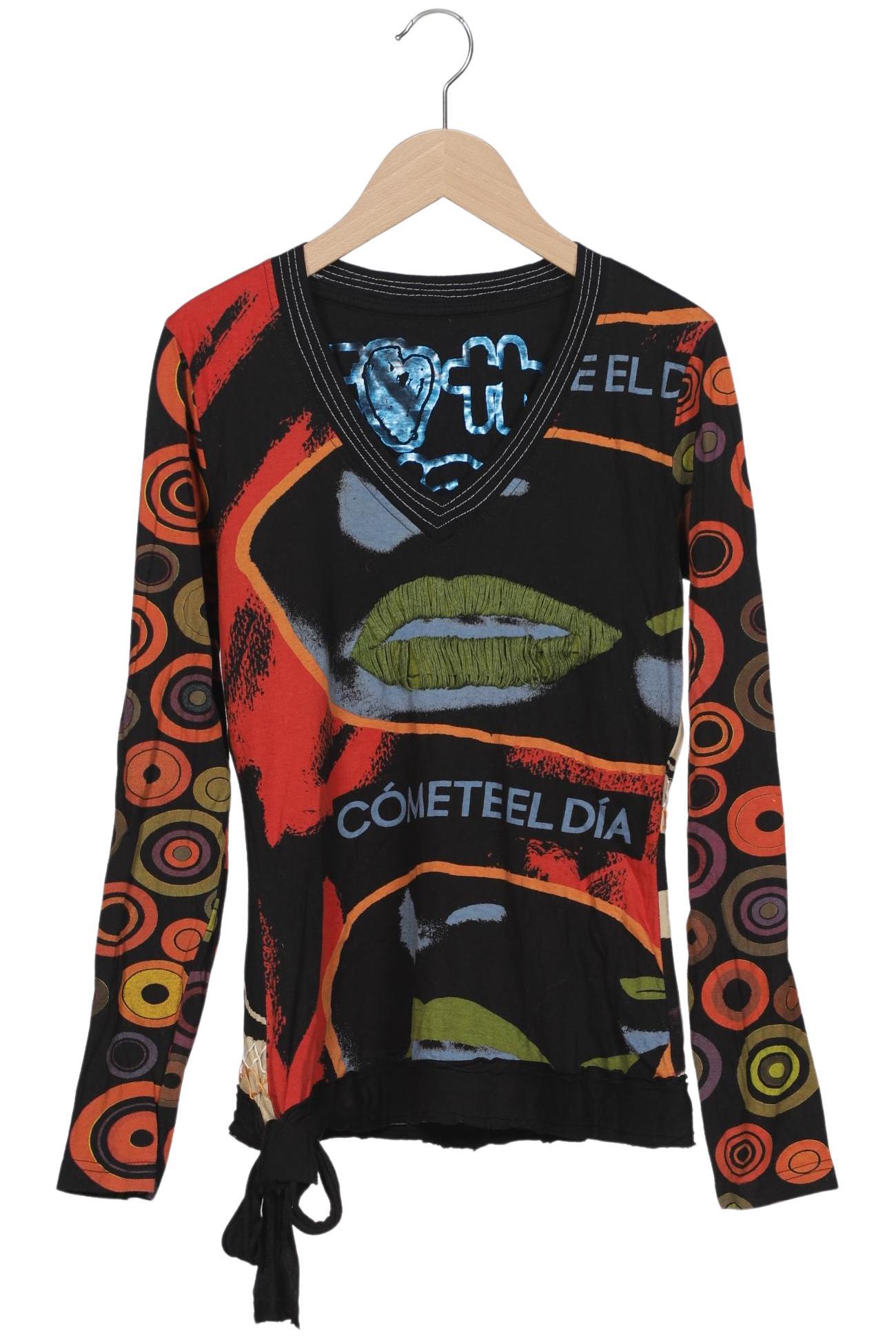 

Desigual Damen Langarmshirt, mehrfarbig, Gr. 38