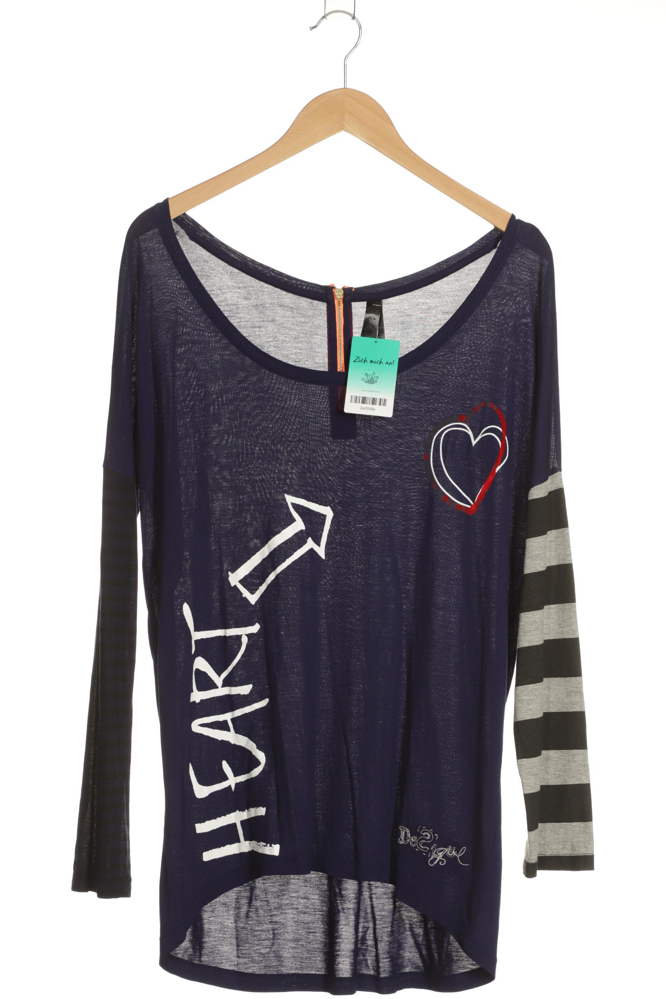 

Desigual Damen Langarmshirt, blau, Gr.