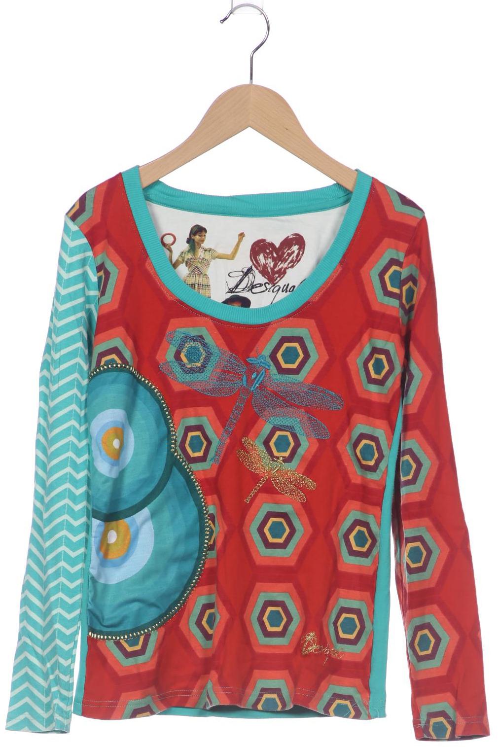 

Desigual Damen Langarmshirt, mehrfarbig, Gr. 36