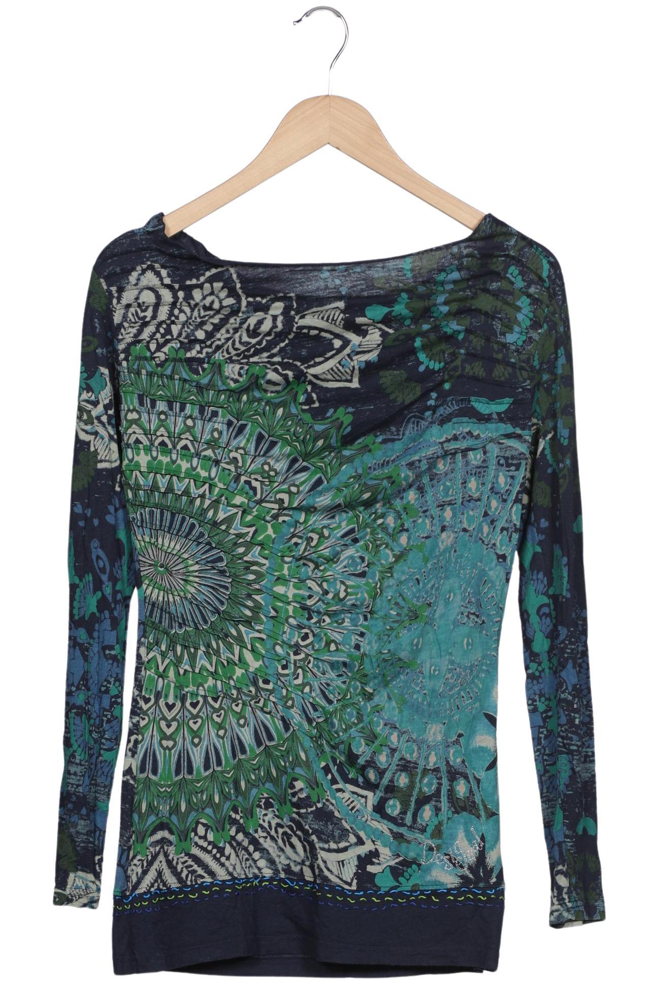 

Desigual Damen Langarmshirt, marineblau, Gr. 36