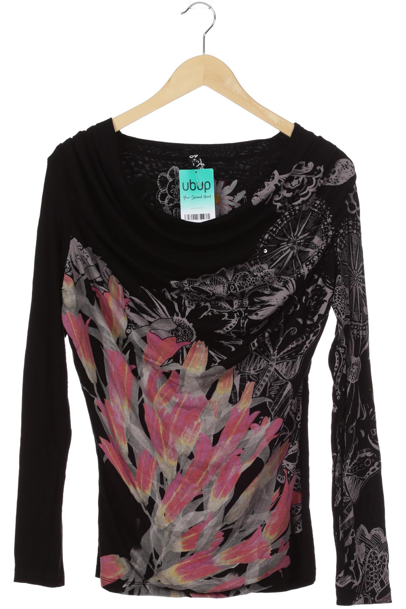 

Desigual Damen Langarmshirt, schwarz, Gr.
