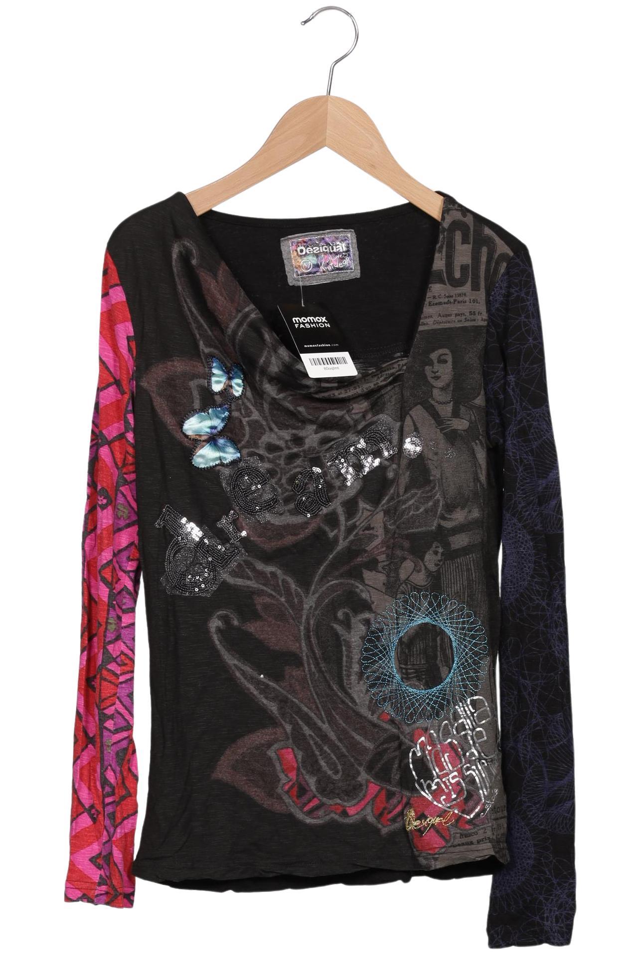 

Desigual Damen Langarmshirt, schwarz, Gr. 38