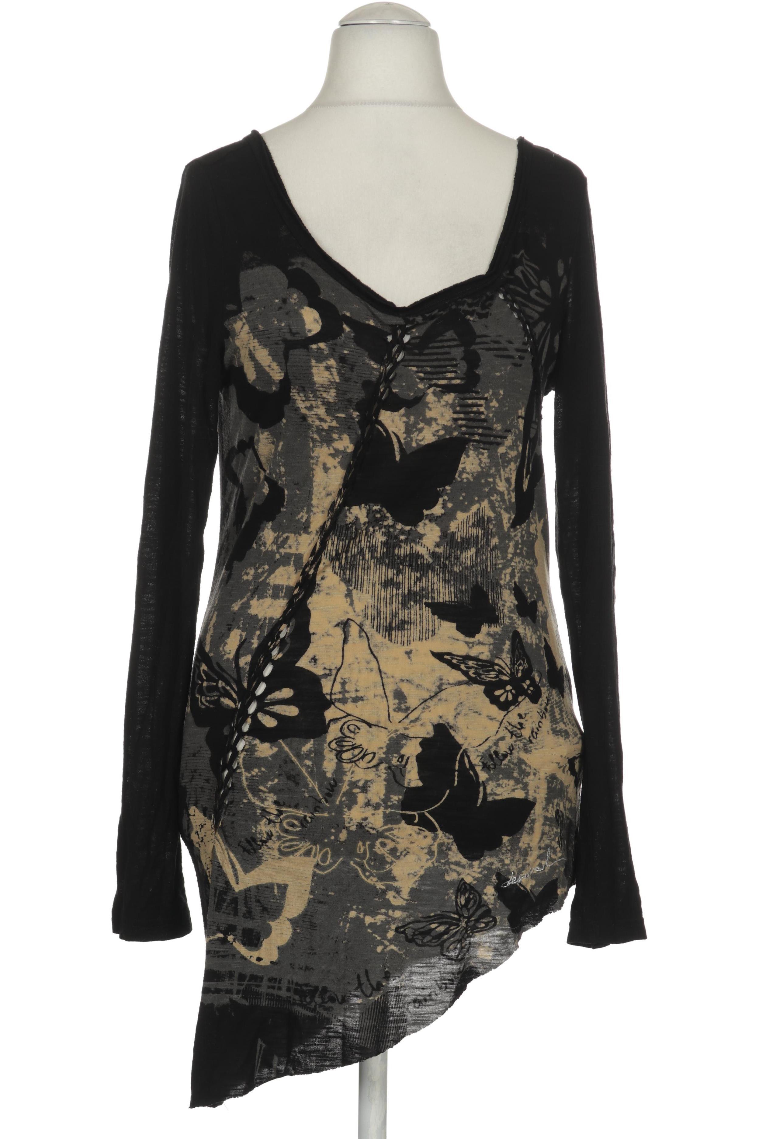 

Desigual Damen Langarmshirt, schwarz, Gr.