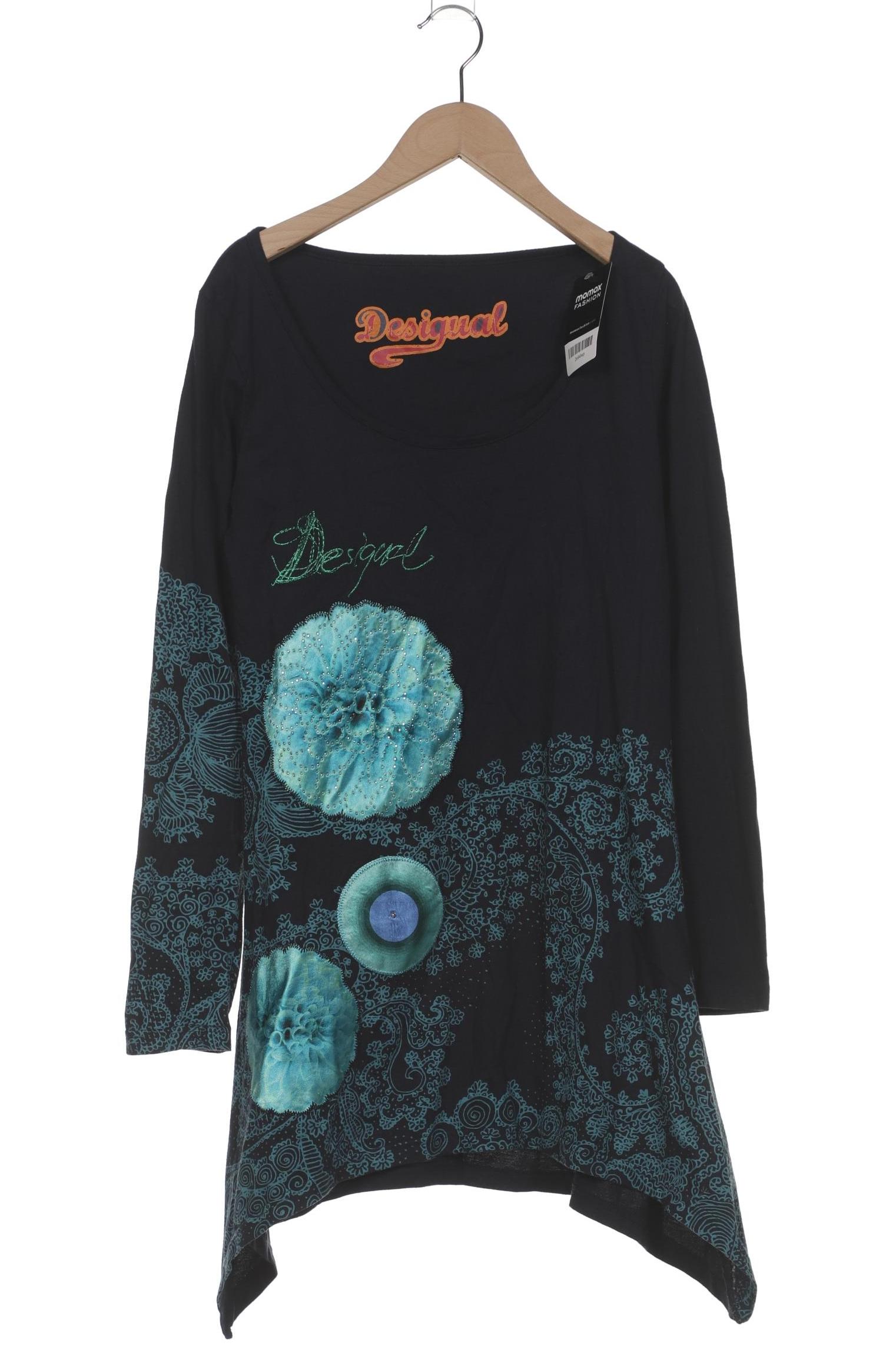 

Desigual Damen Langarmshirt, marineblau, Gr. 38