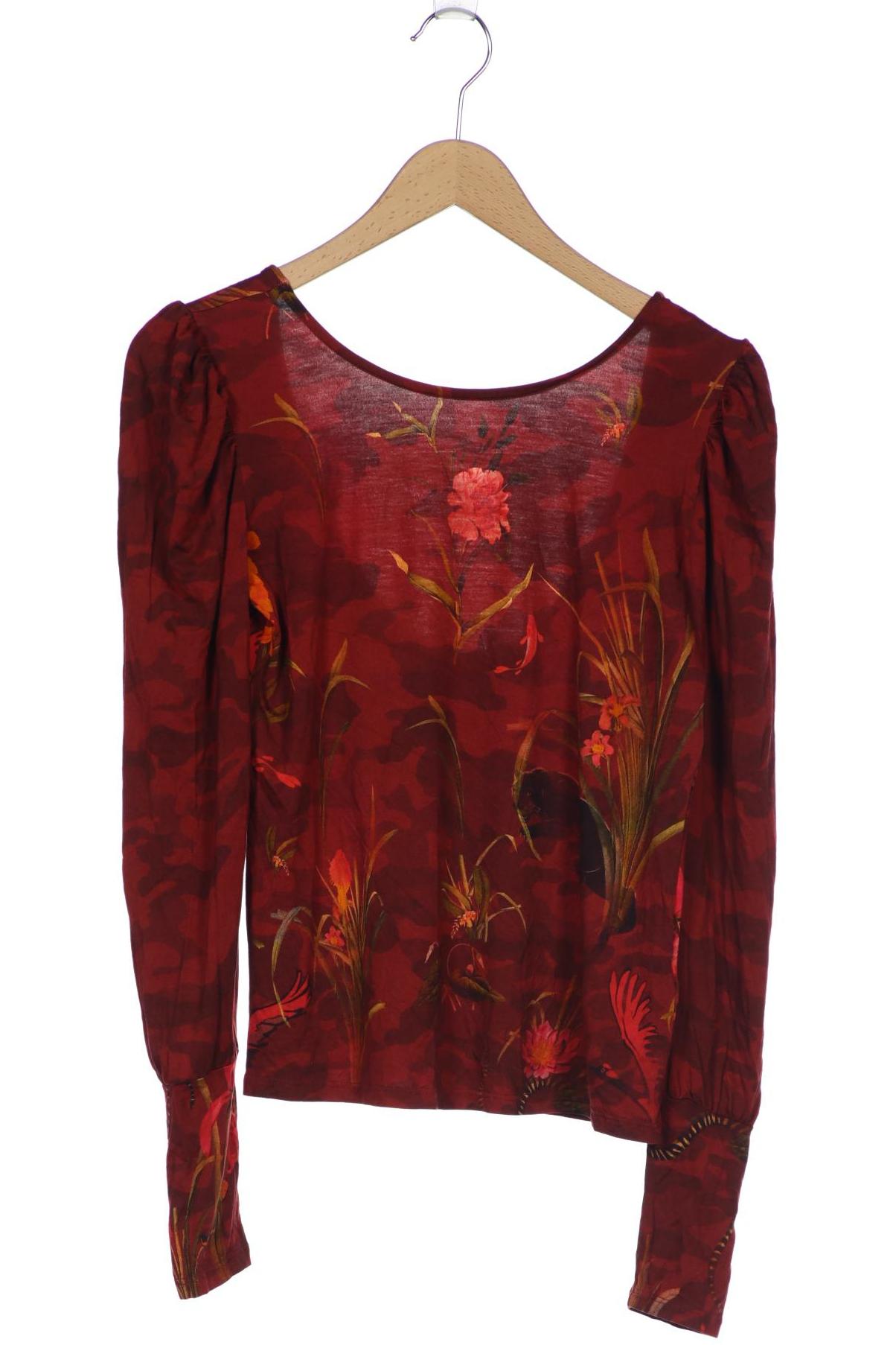 

Desigual Damen Langarmshirt, bordeaux, Gr. 42