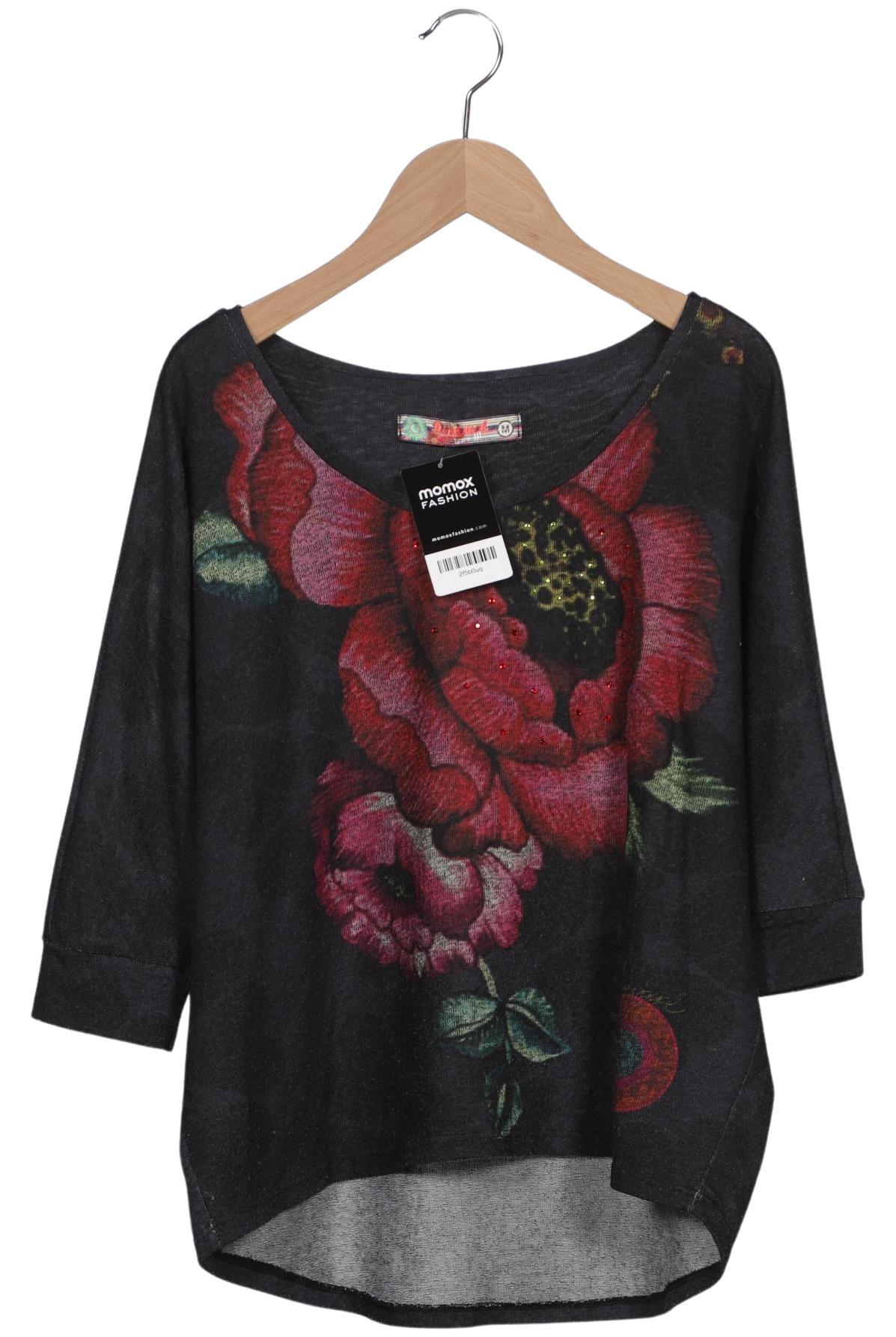 

Desigual Damen Langarmshirt, grau, Gr. 38