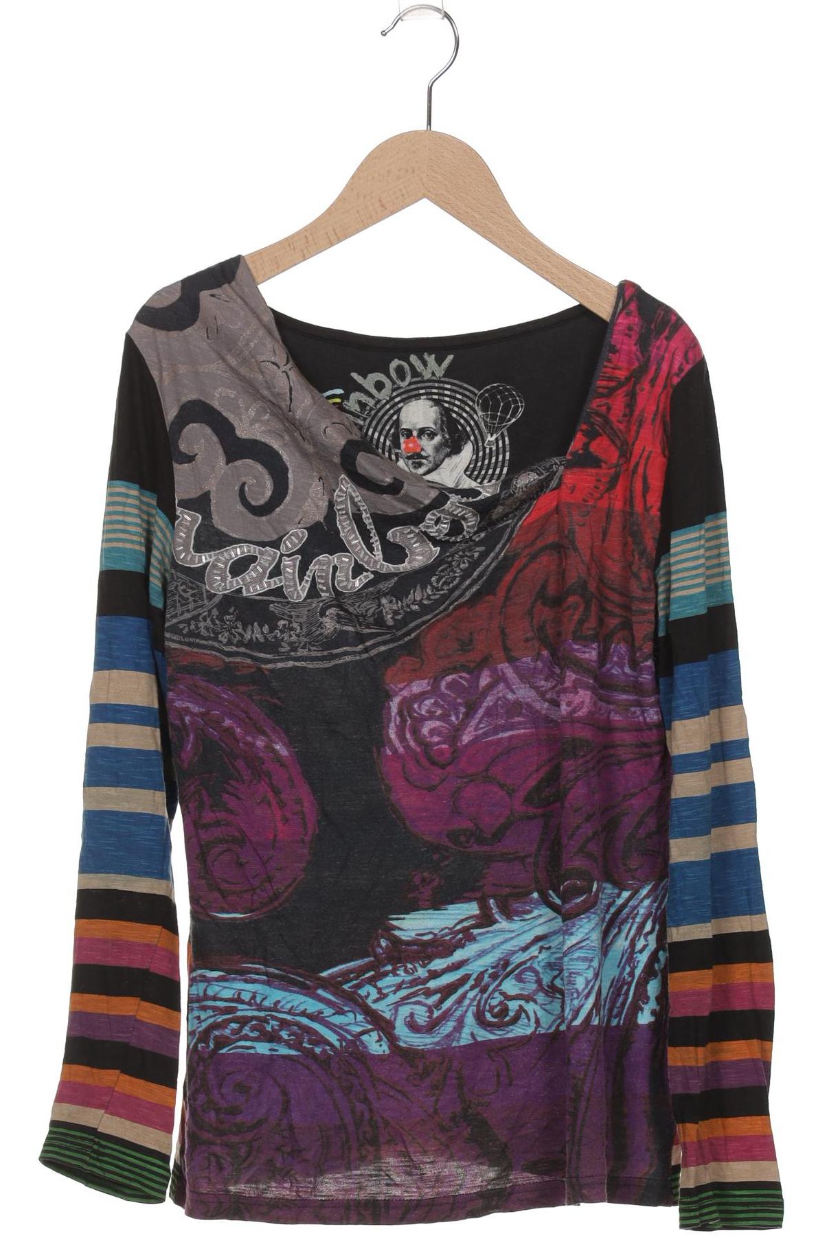 

Desigual Damen Langarmshirt, mehrfarbig, Gr. 38