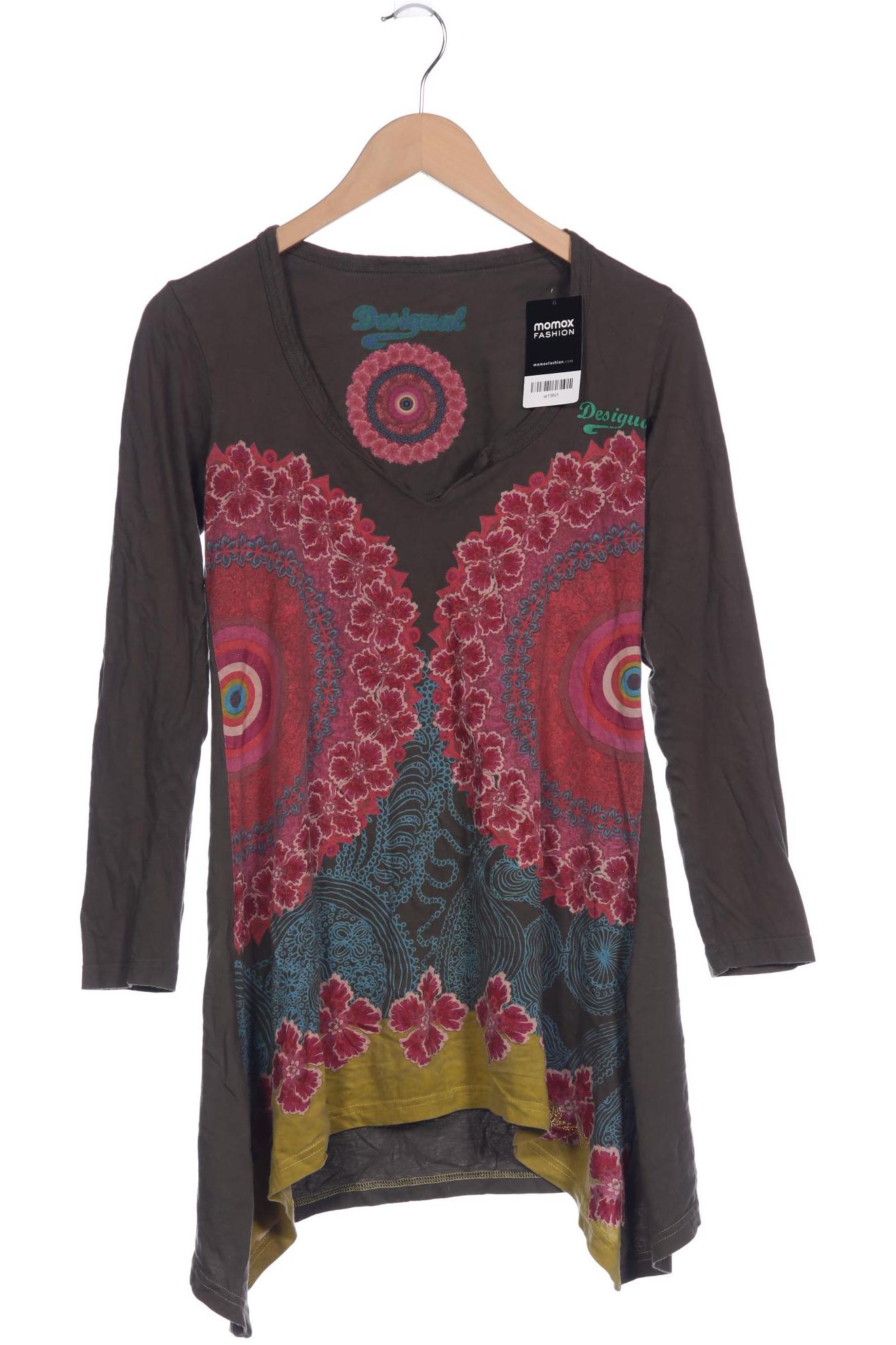 

Desigual Damen Langarmshirt, grün, Gr. 36