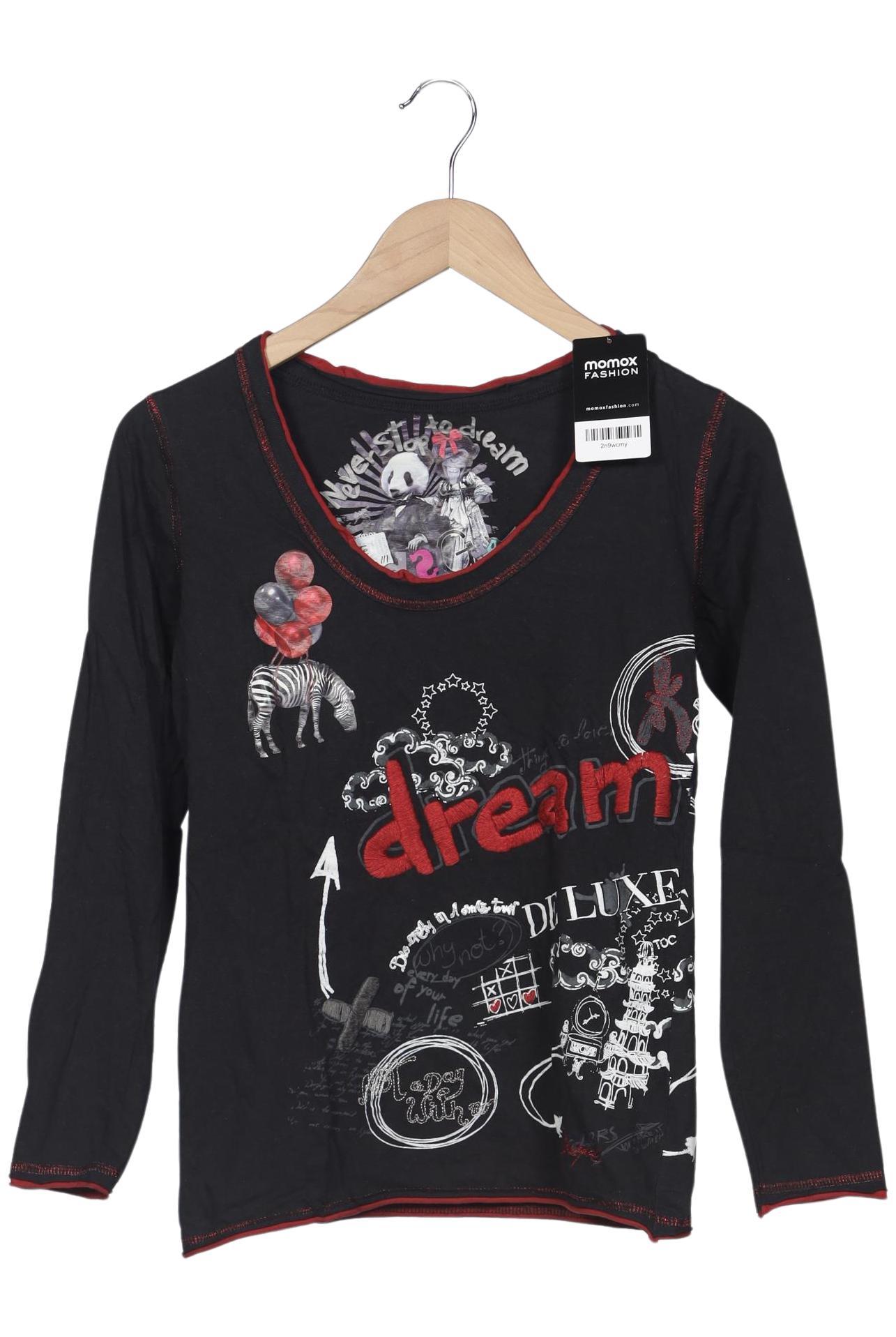 

Desigual Damen Langarmshirt, schwarz, Gr. 38