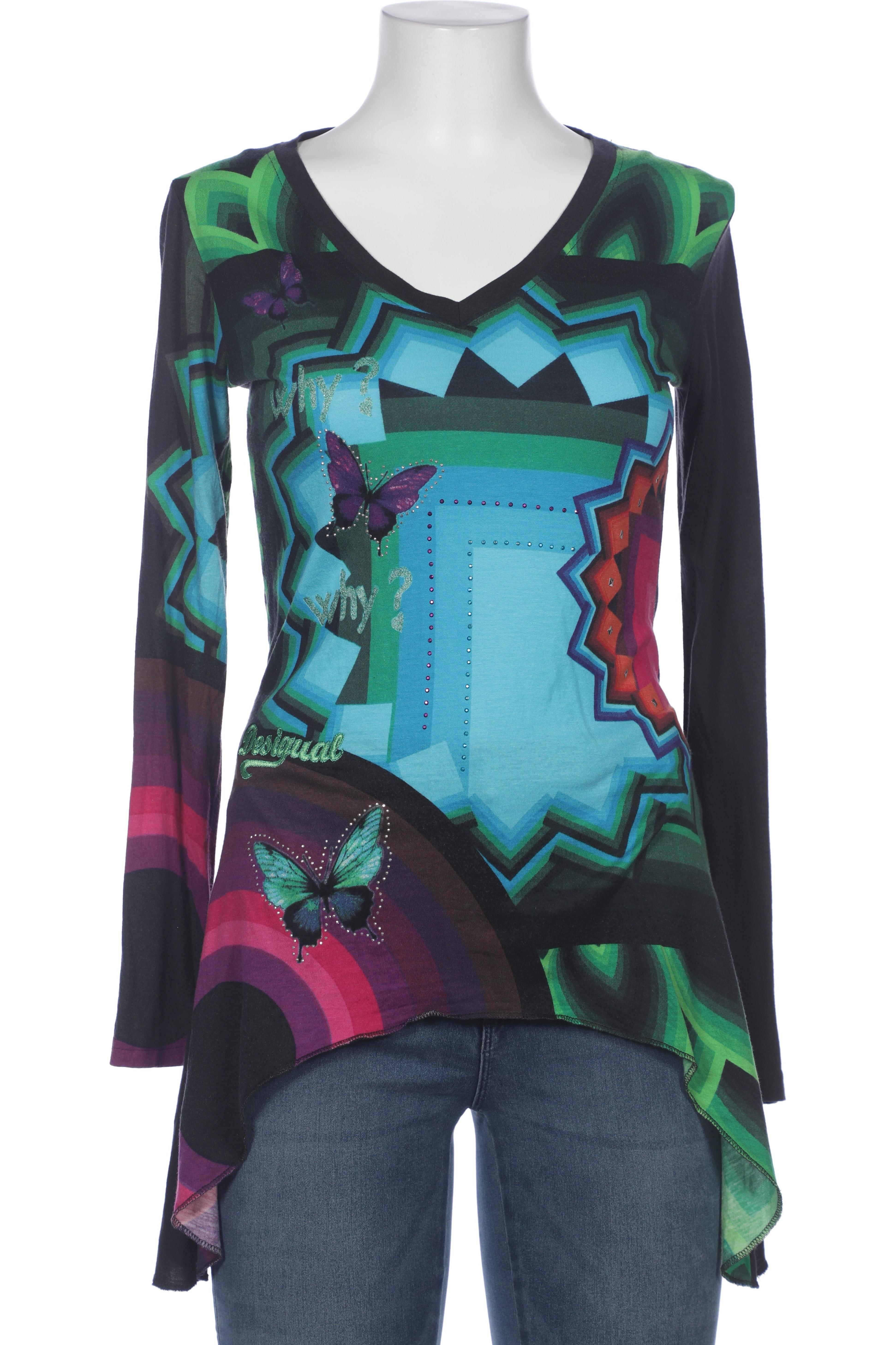 

Desigual Damen Langarmshirt, mehrfarbig, Gr. 38