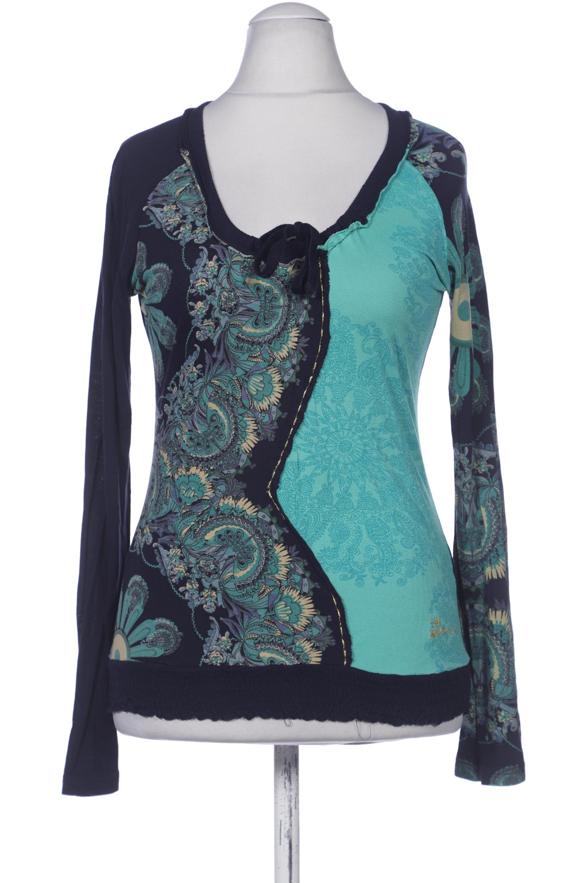 

Desigual Damen Langarmshirt, marineblau, Gr. 38