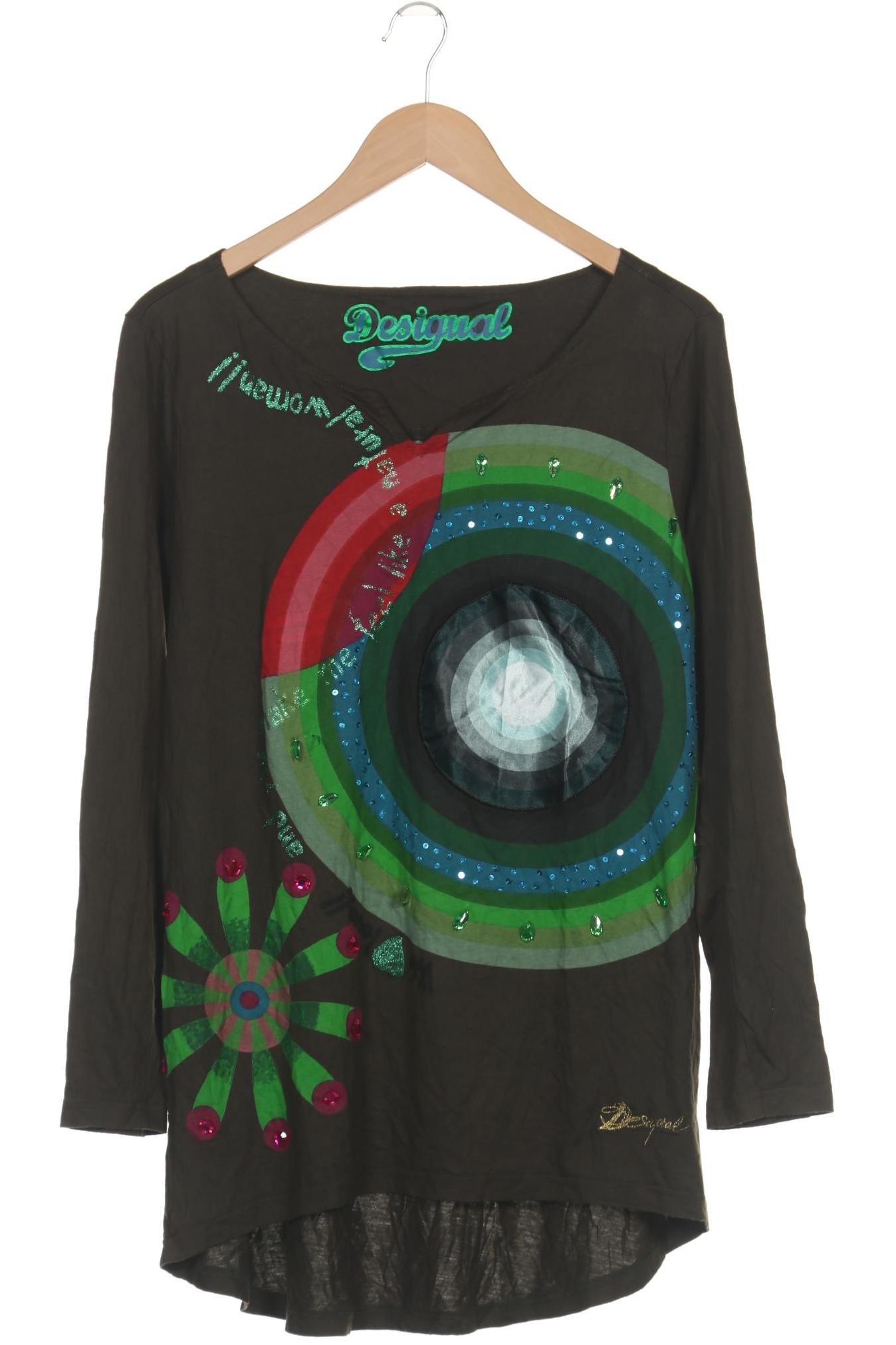 

Desigual Damen Langarmshirt, grün, Gr. 46