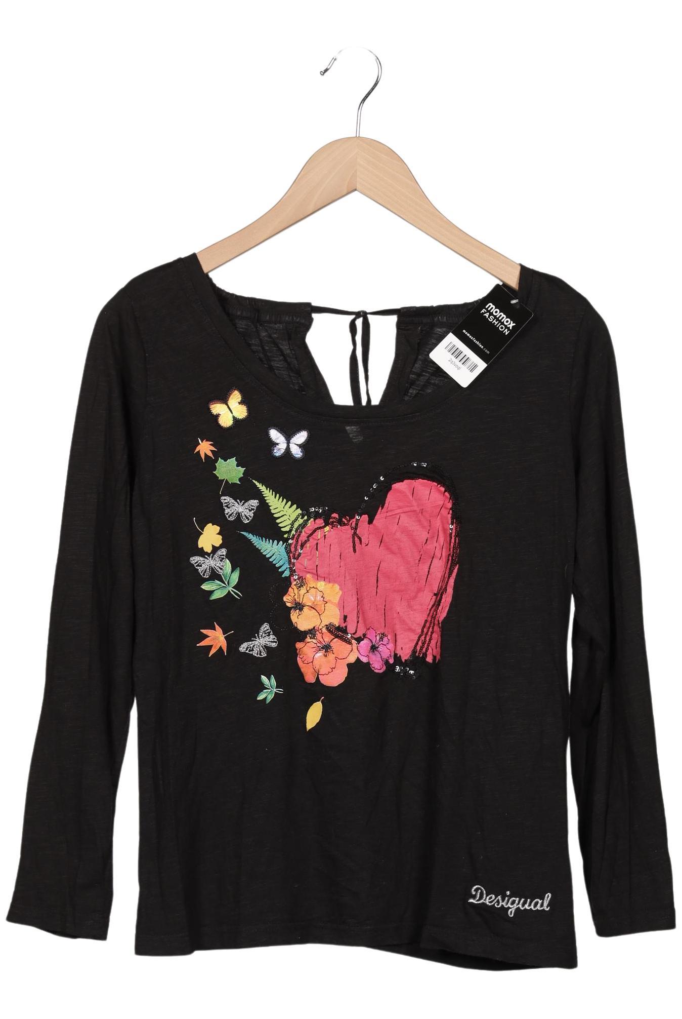 

Desigual Damen Langarmshirt, schwarz, Gr. 44