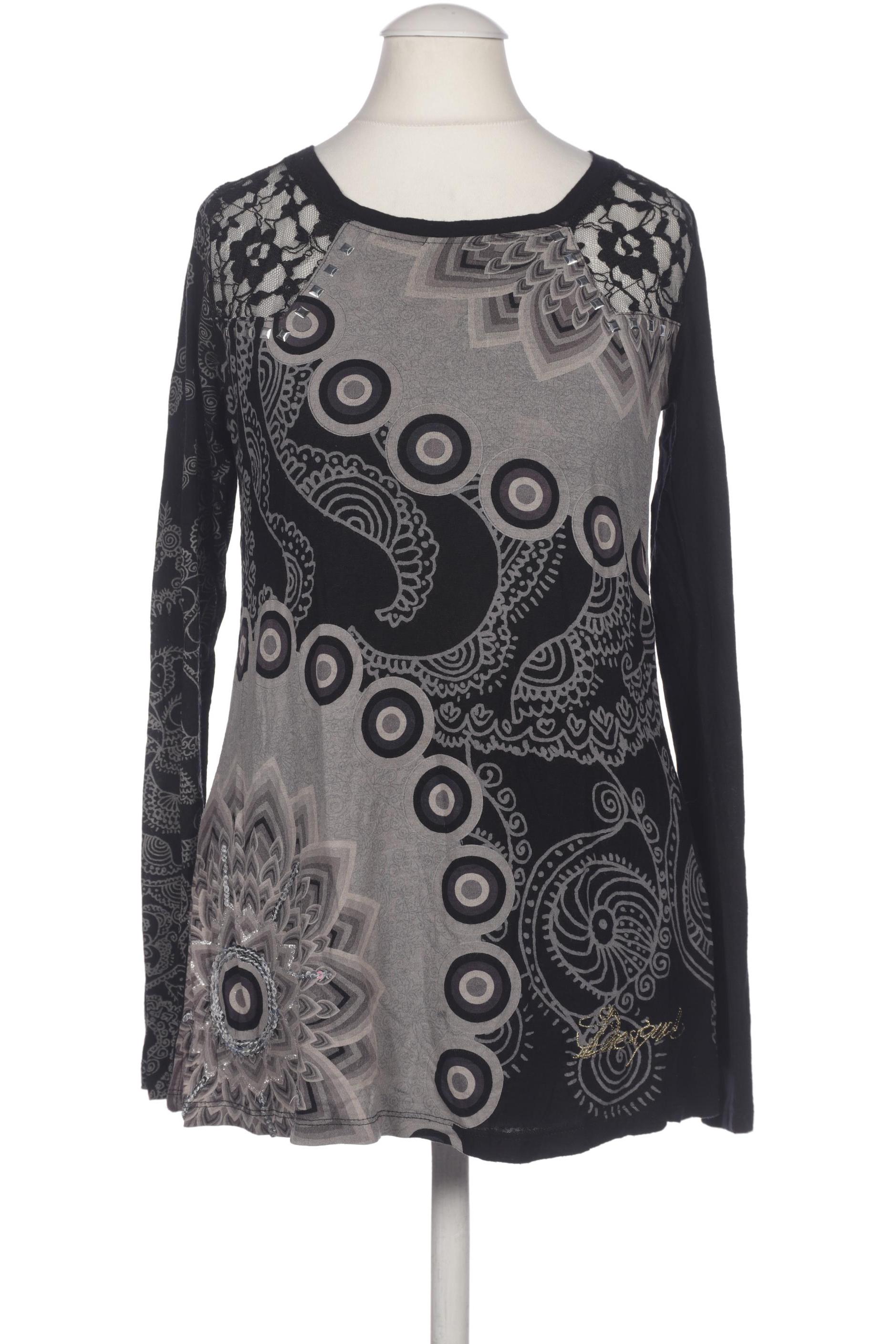 

Desigual Damen Langarmshirt, schwarz, Gr. 36