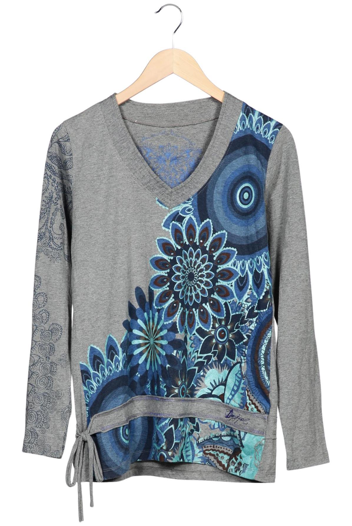 

Desigual Damen Langarmshirt, mehrfarbig, Gr. 44