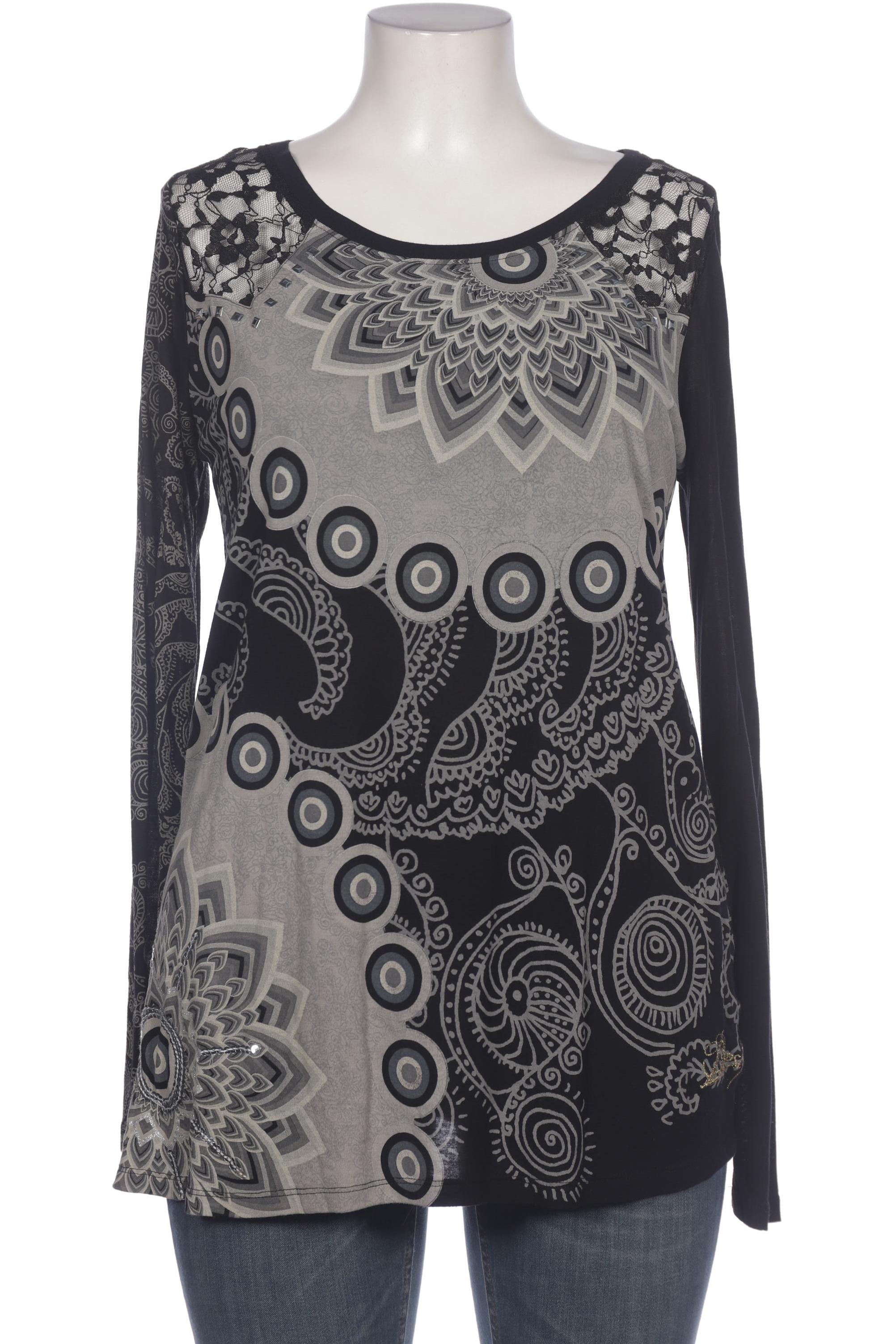 

Desigual Damen Langarmshirt, schwarz, Gr. 46
