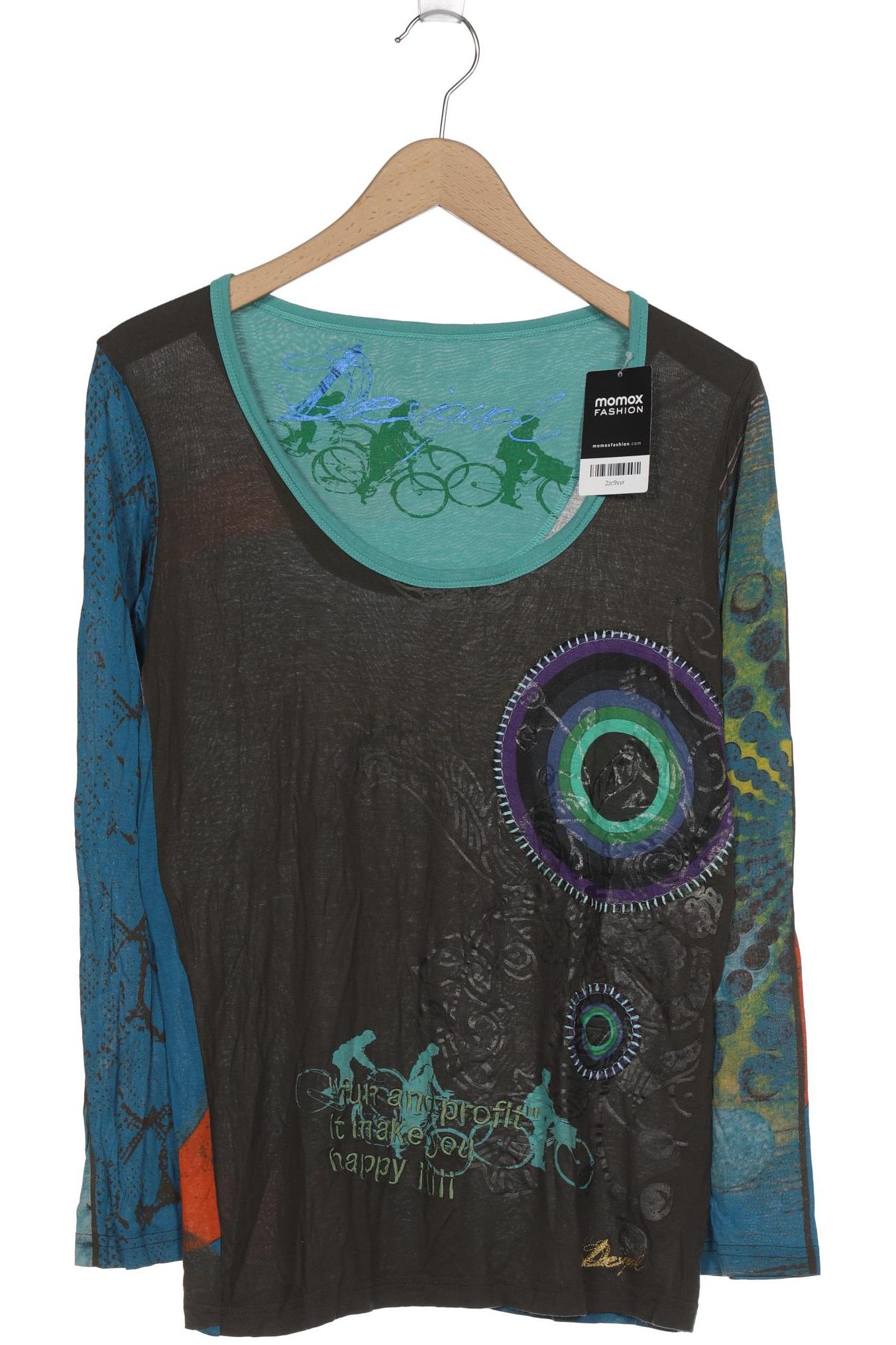 

Desigual Damen Langarmshirt, grün, Gr. 44